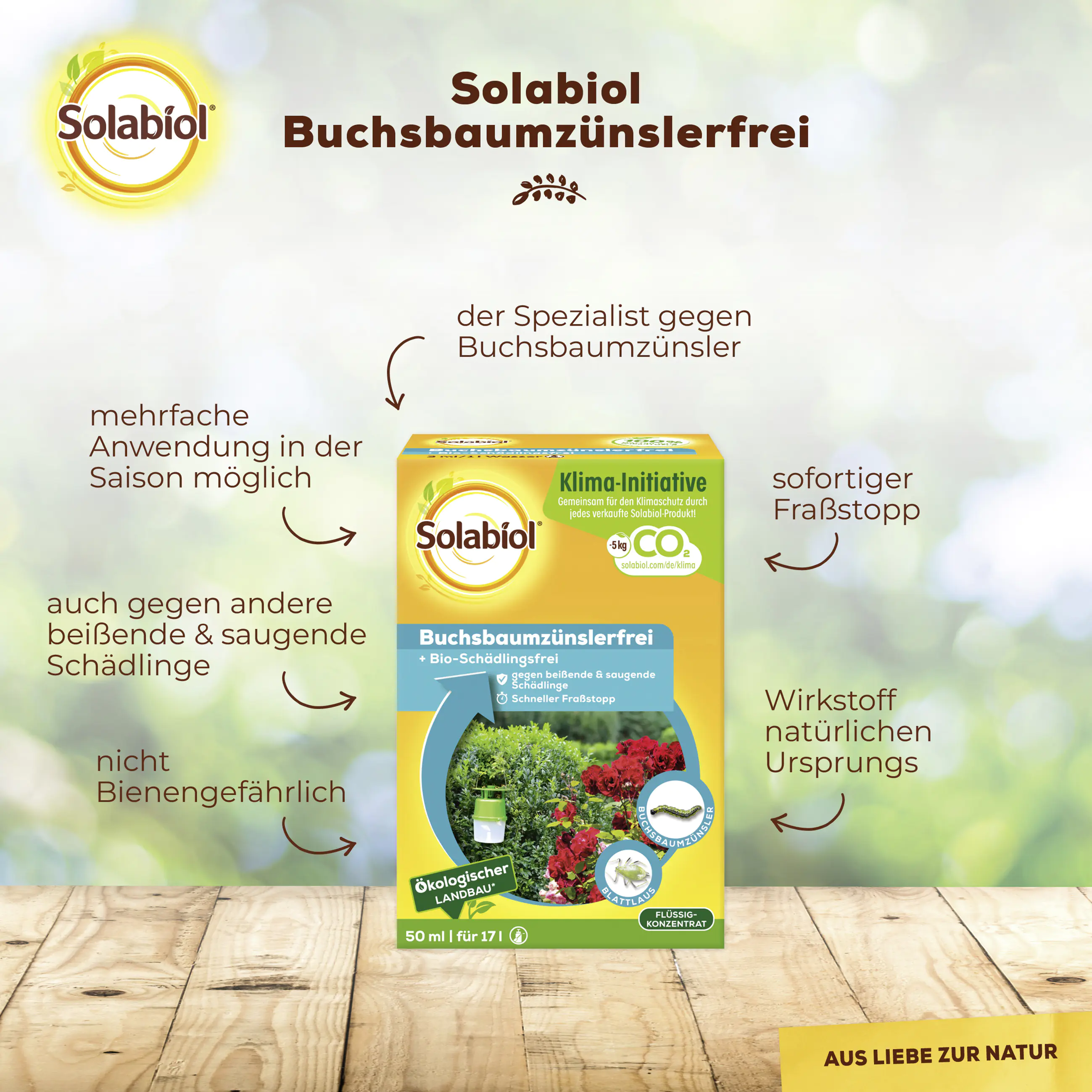 Solabiol Buchsbaumzünslerfrei 50 ml