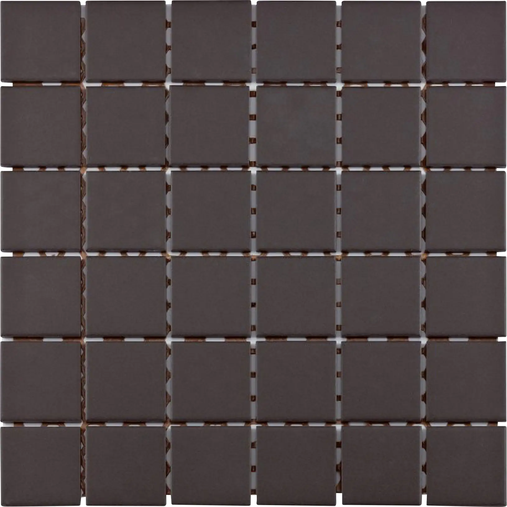 Mosaikfliese Maxi 30 x 30 cm schwarz Steinmaß: ca. 4,7 x 4,7 cm