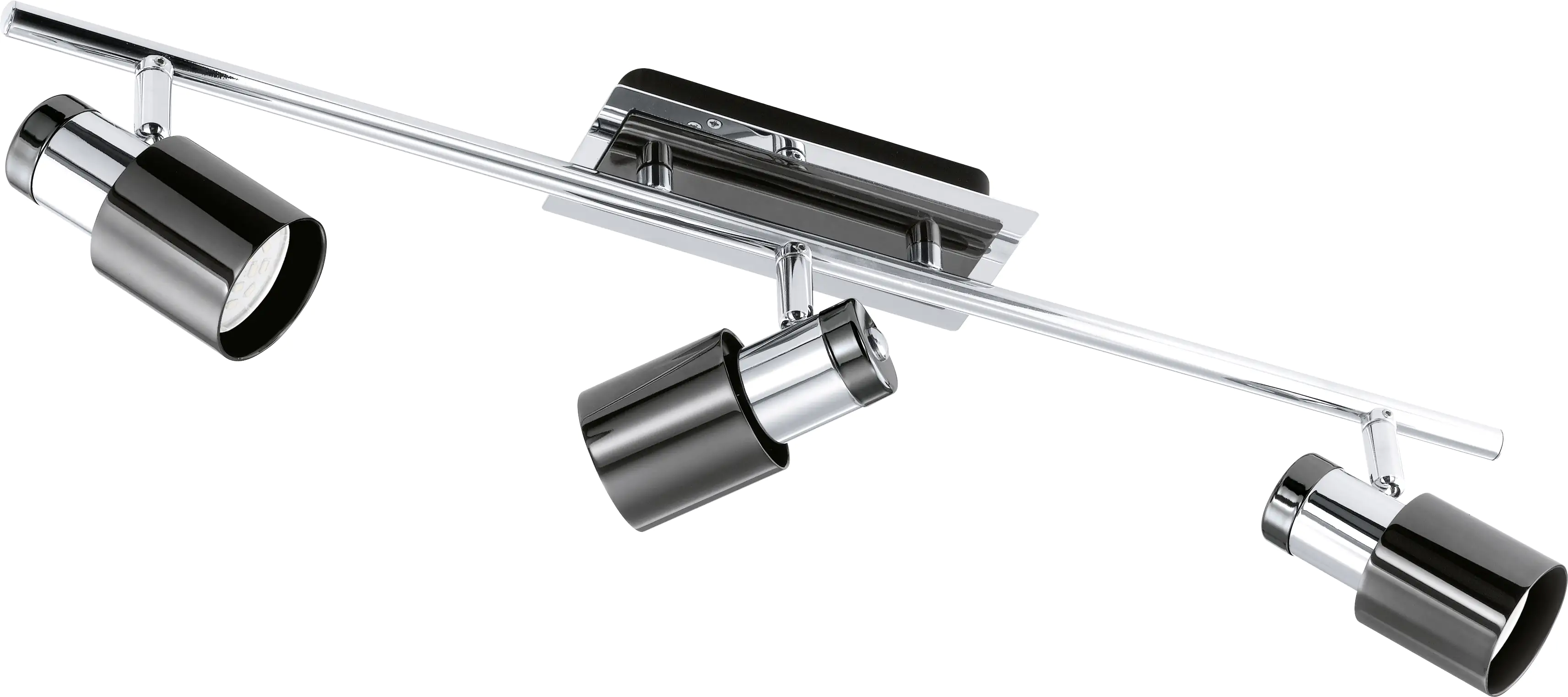 Eglo 3er Spot Davida 1 nickel-nero 58 x 7 cm GU10, warmweiß