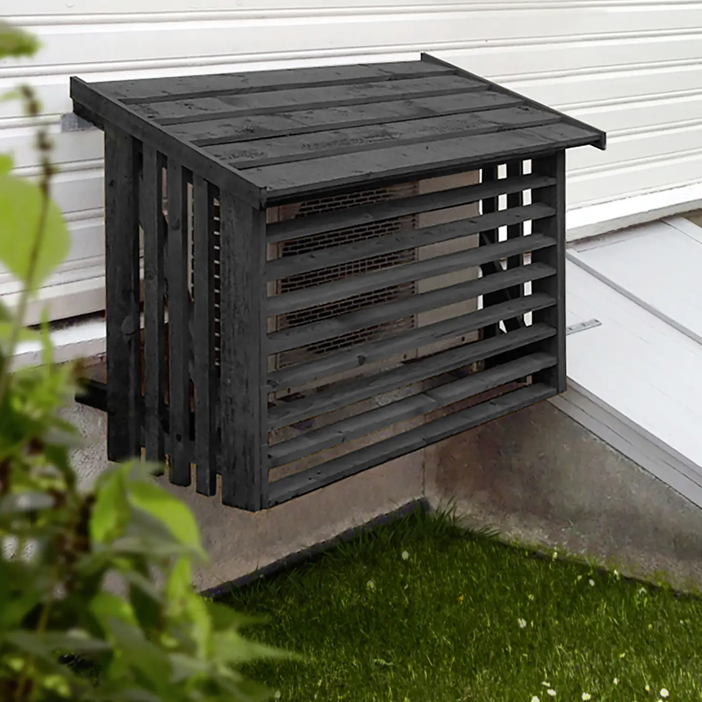 Plus Wärmepumpen Verkleidung RAL 9005  Schwarz