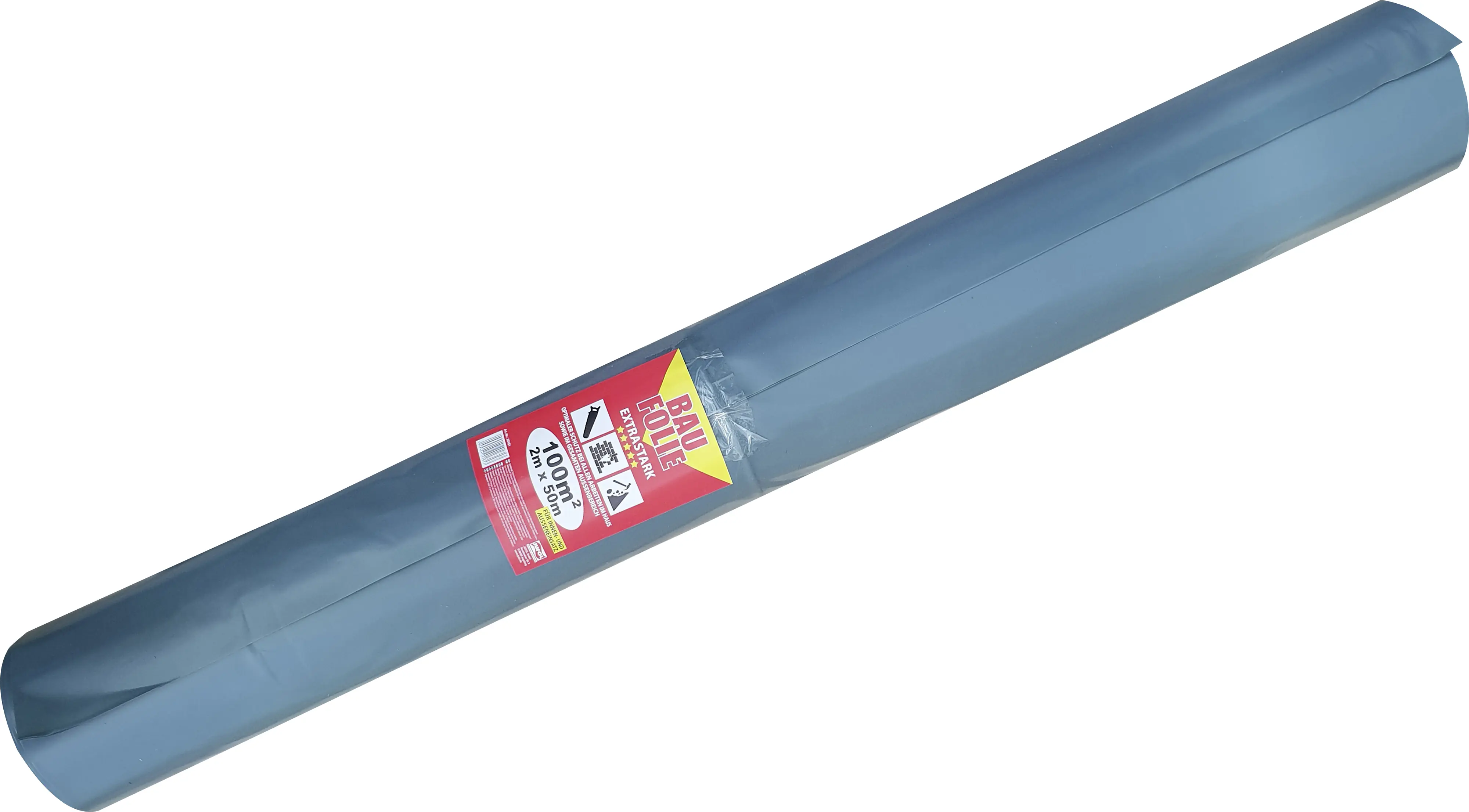 Jufol Baufolie Extrastark 0,1 mm 50 x 2 m = 100 m² transluzent