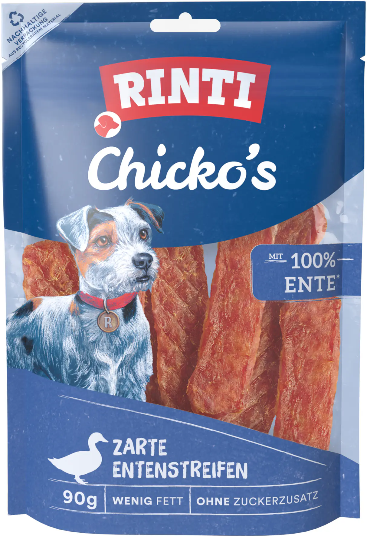 Rinti Chicko Hundesnack Ente 90 g Rinti Chicko Hundesnack Ente 90 g