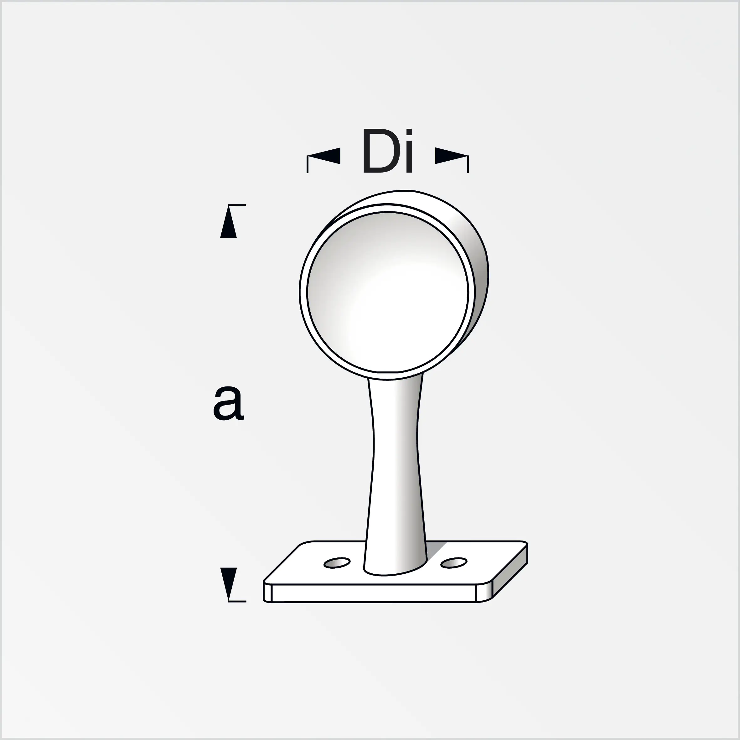 alfer Endträger Ø 25 mm - 2 Stück beschichtet alfer Endträger Ø 25 mm - 2 Stück beschichtet