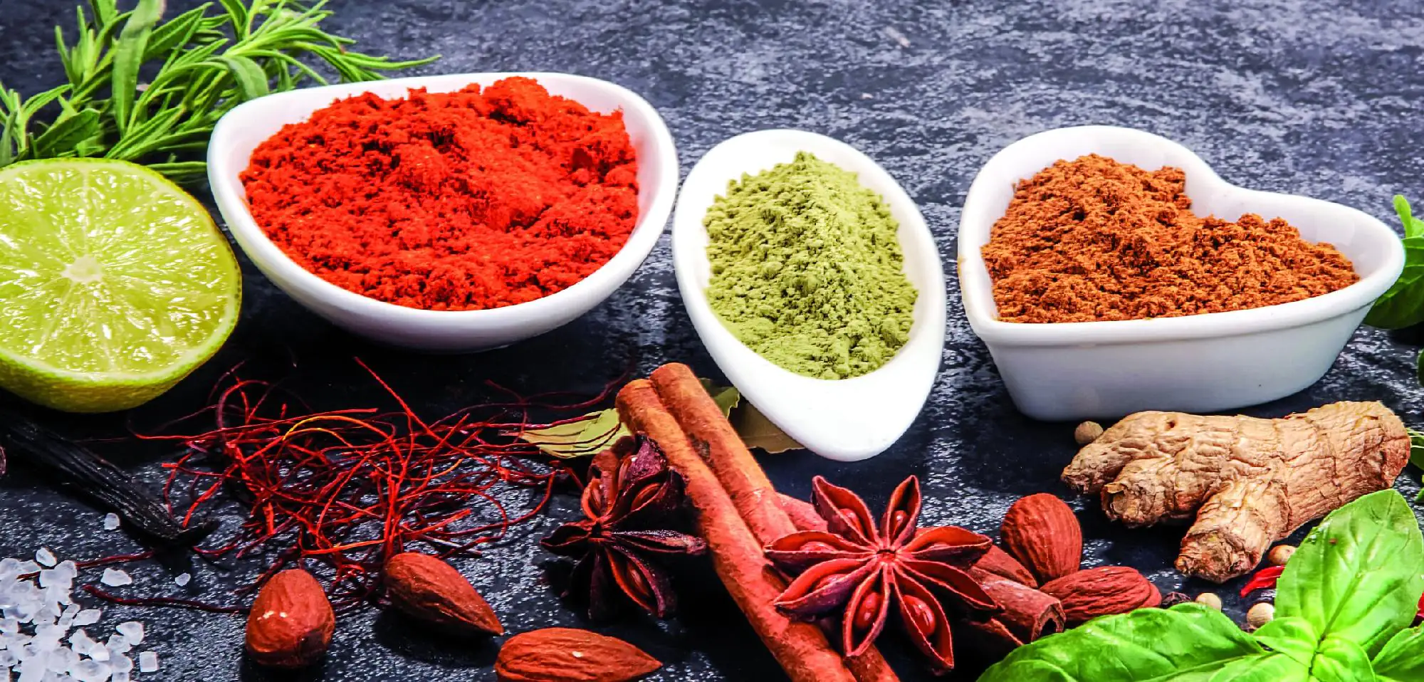 Deco-Block Bild - Spices 60 x 29 cm