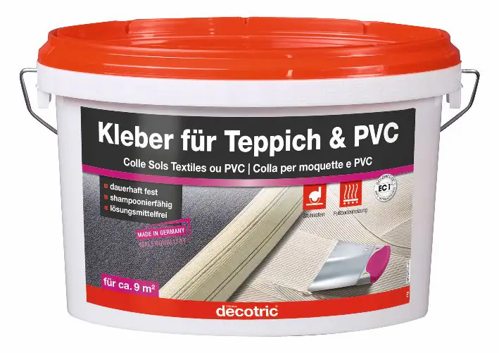 Decotric Kleber für Teppich und PVC 3 kg Decotric Kleber für Teppich und PVC 3 kg