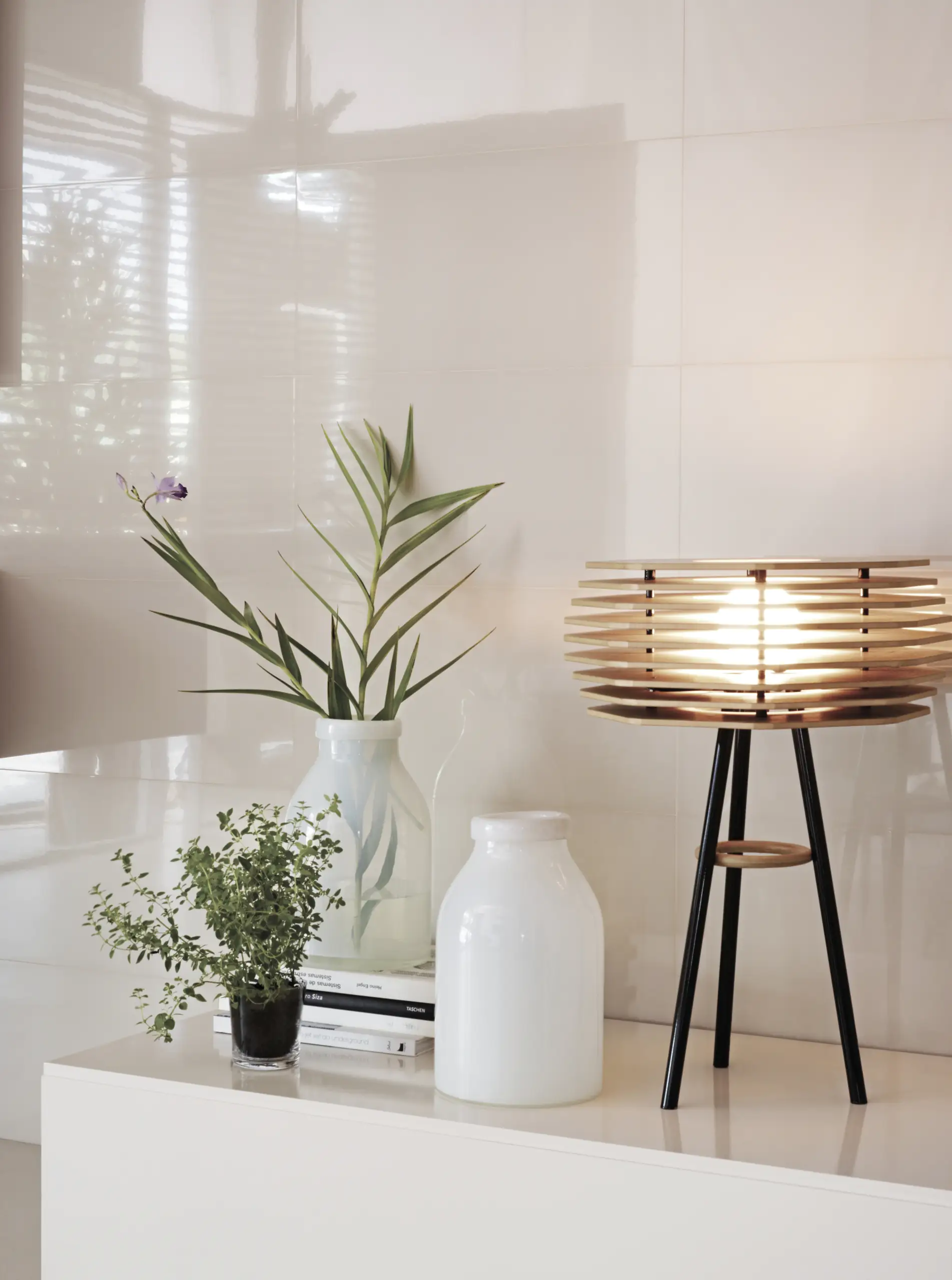 Wandfliese Polaris 20 x 50 cm weiß matt