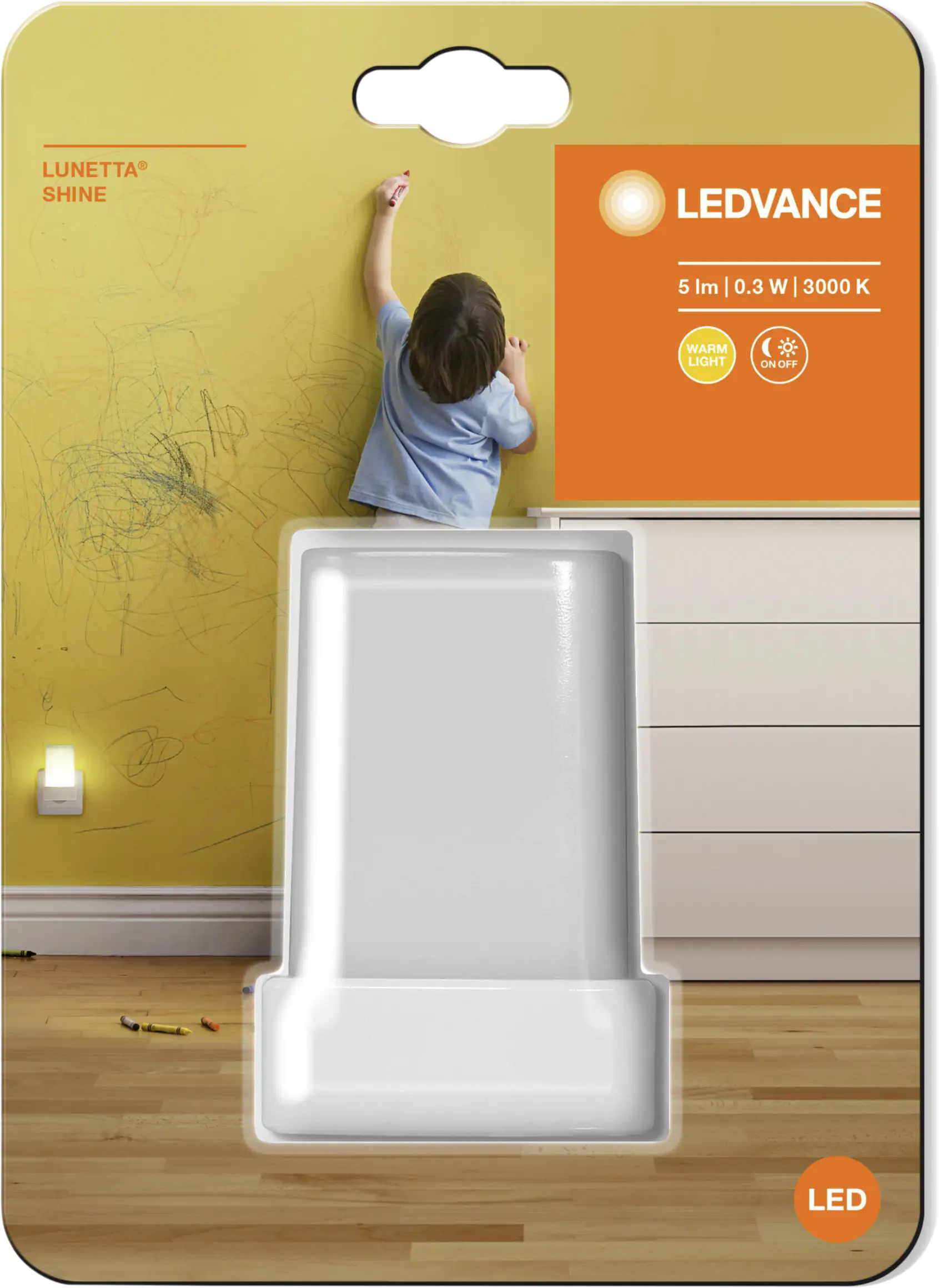 Osram LED Nachtlicht Lunetta Shine weiß