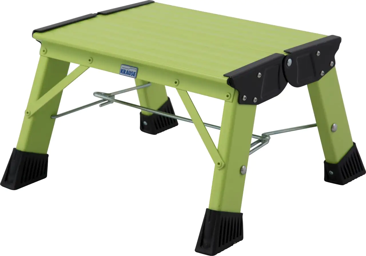 Krause Aluminium-Klapptritt MONTO Treppy Plusline grün 2,20 m