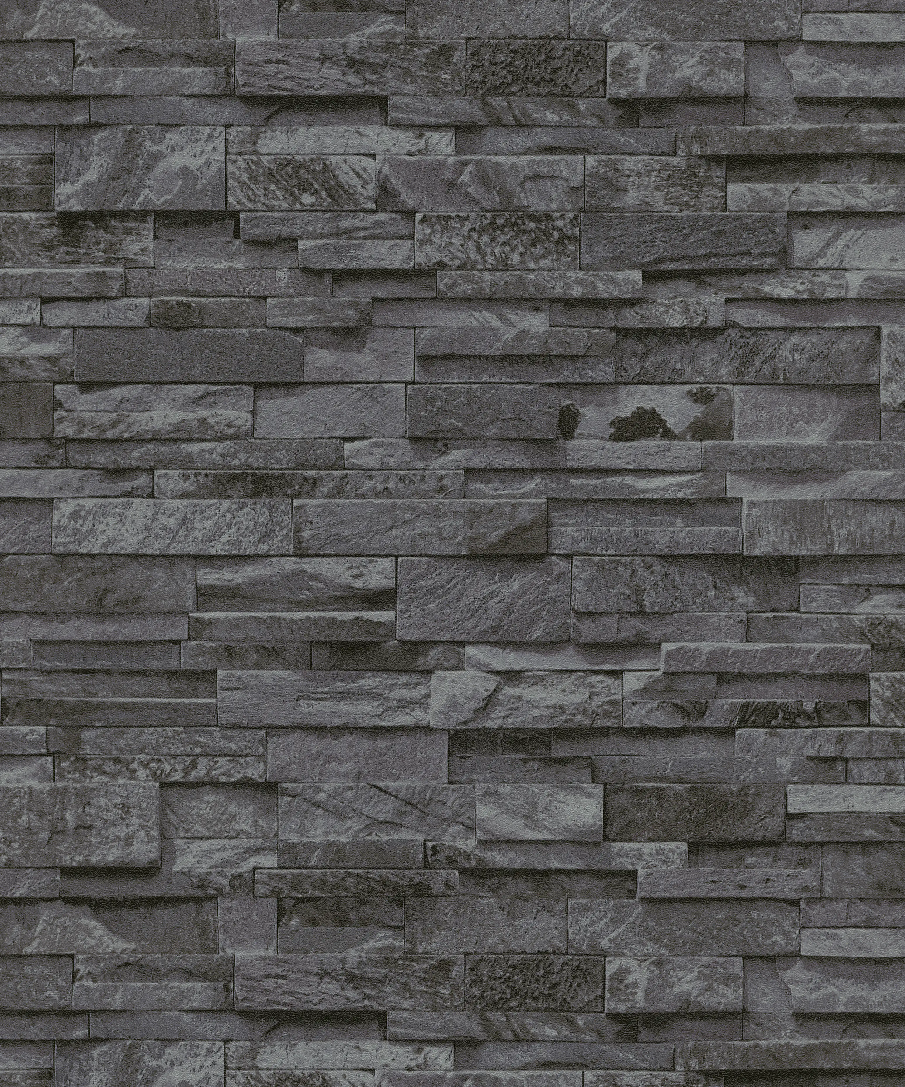 Erismann Vliestapete 02363-40 Stein schwarz 10,05 x 0,53 m