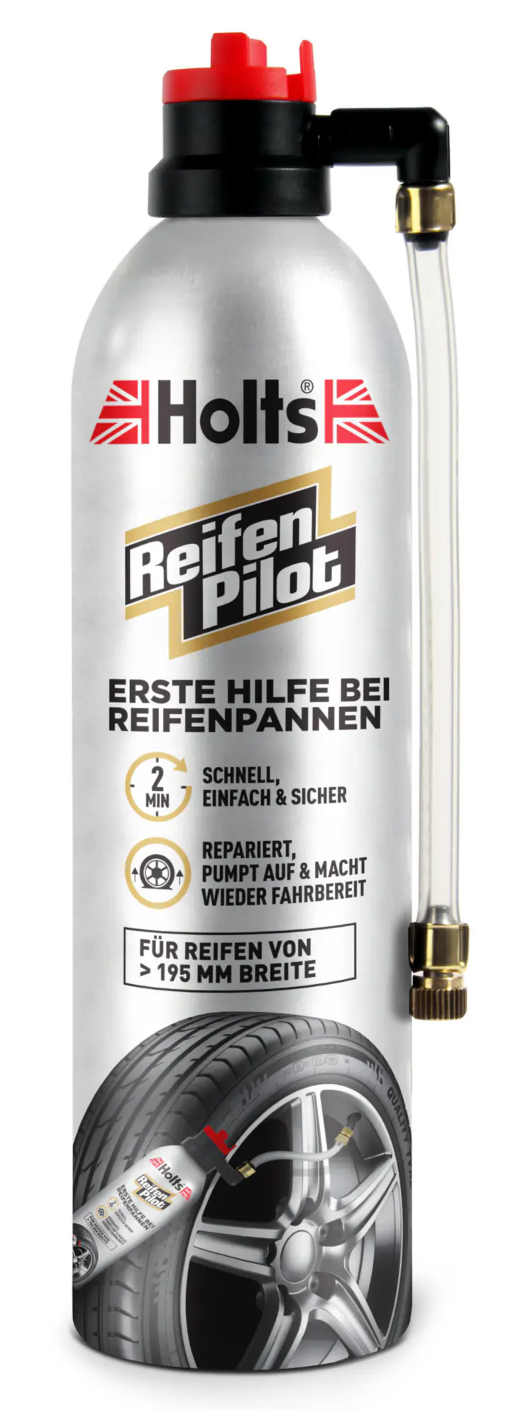Holts Reifenpilot zur Reifenabdichtung für große PKW SUV 500 ml