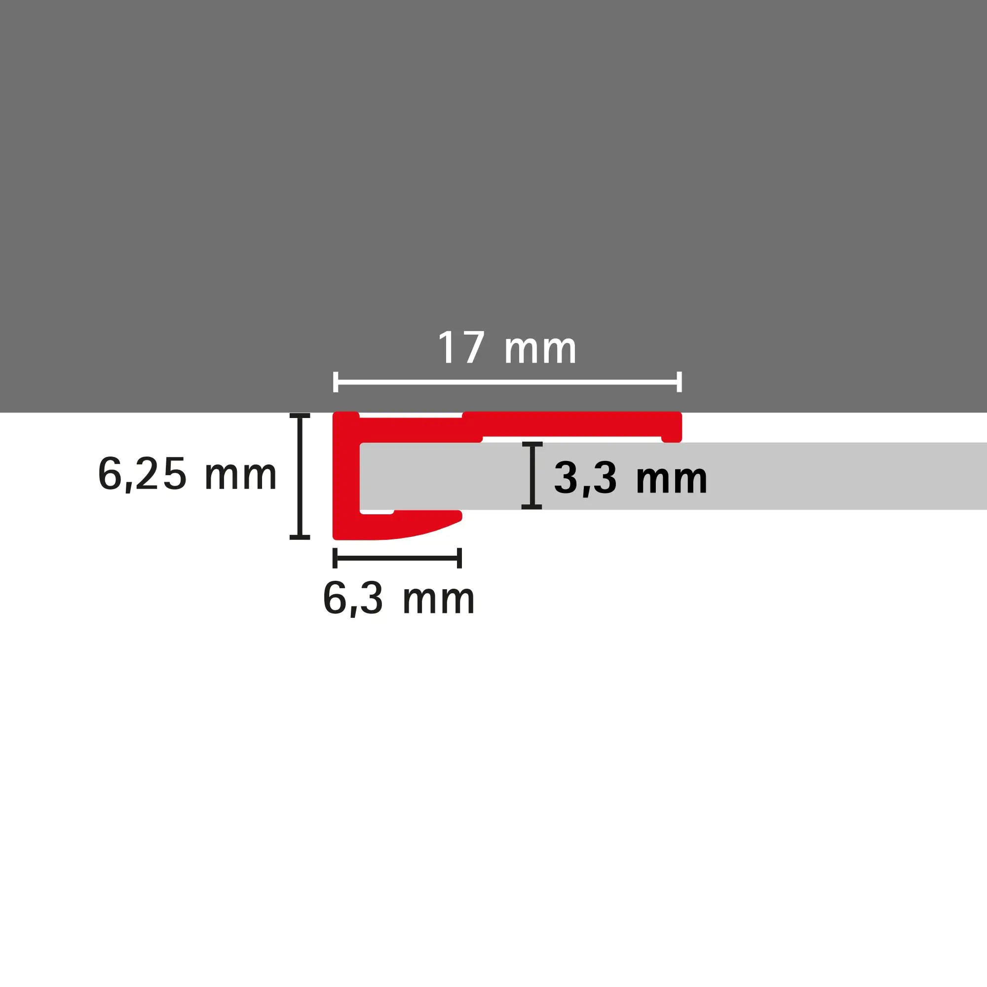 Schulte Endprofil für Duschrückwände DecoDesign 255 cm chrom Schulte Endprofil für Duschrückwände DecoDesign 255 cm chrom