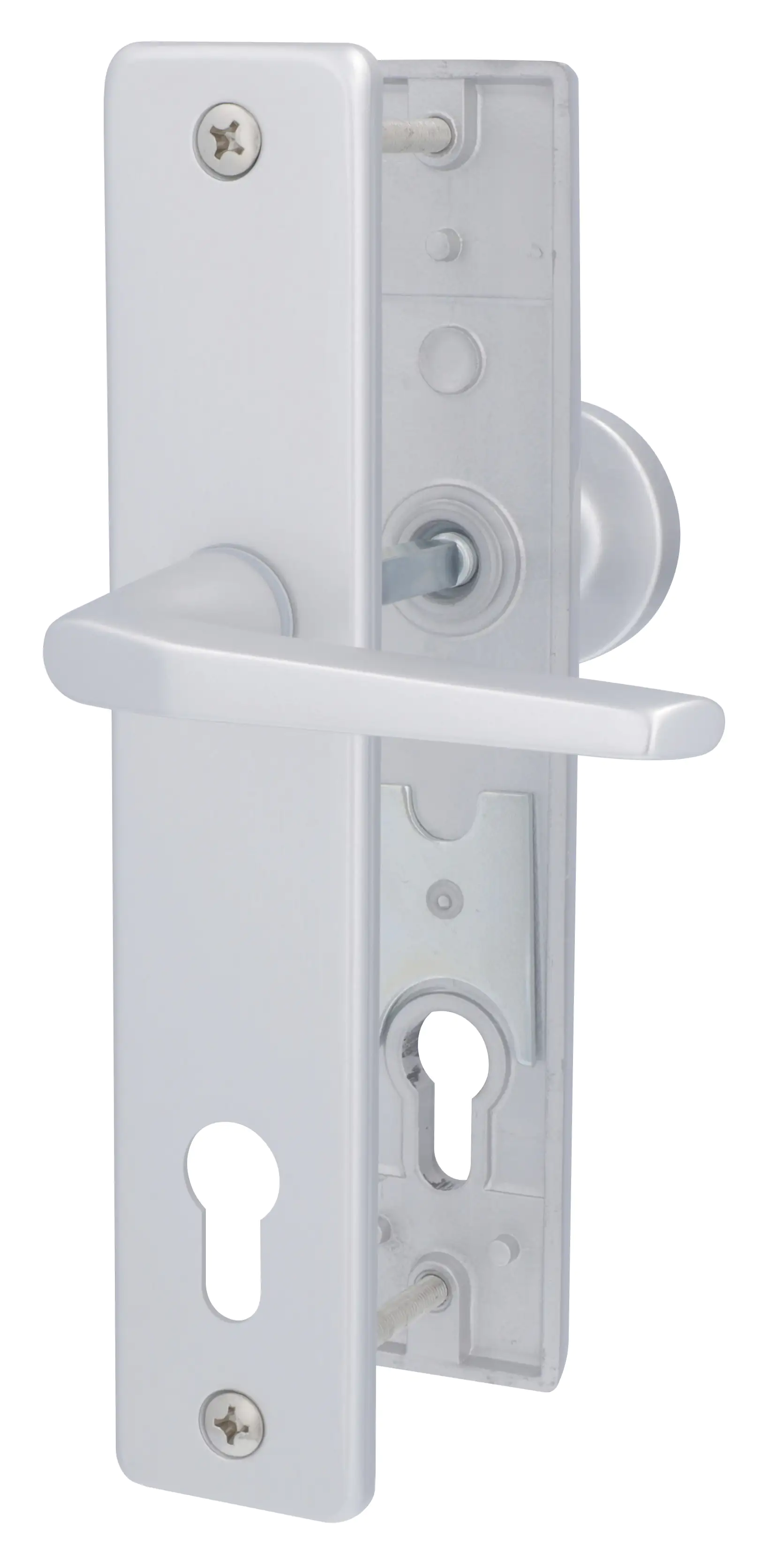 Alpertec Schutzbeschlag Tira Drücker/Knopf Aluminium silber 92 mm Alpertec Schutzbeschlag Tira Drücker/Knopf Aluminium silber 92 mm