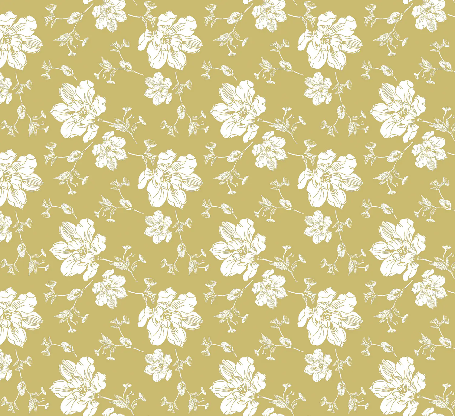 d-c-fix Tischdecke Noblessa yellow Blossom Ø 140 cm 