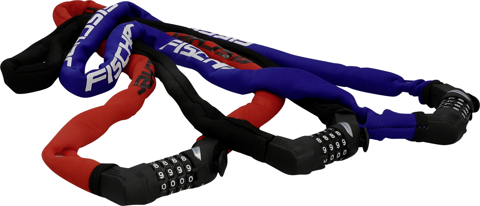 Fischer Kettenschloss Neopren Zahlen L 1300mm Ø 6mm