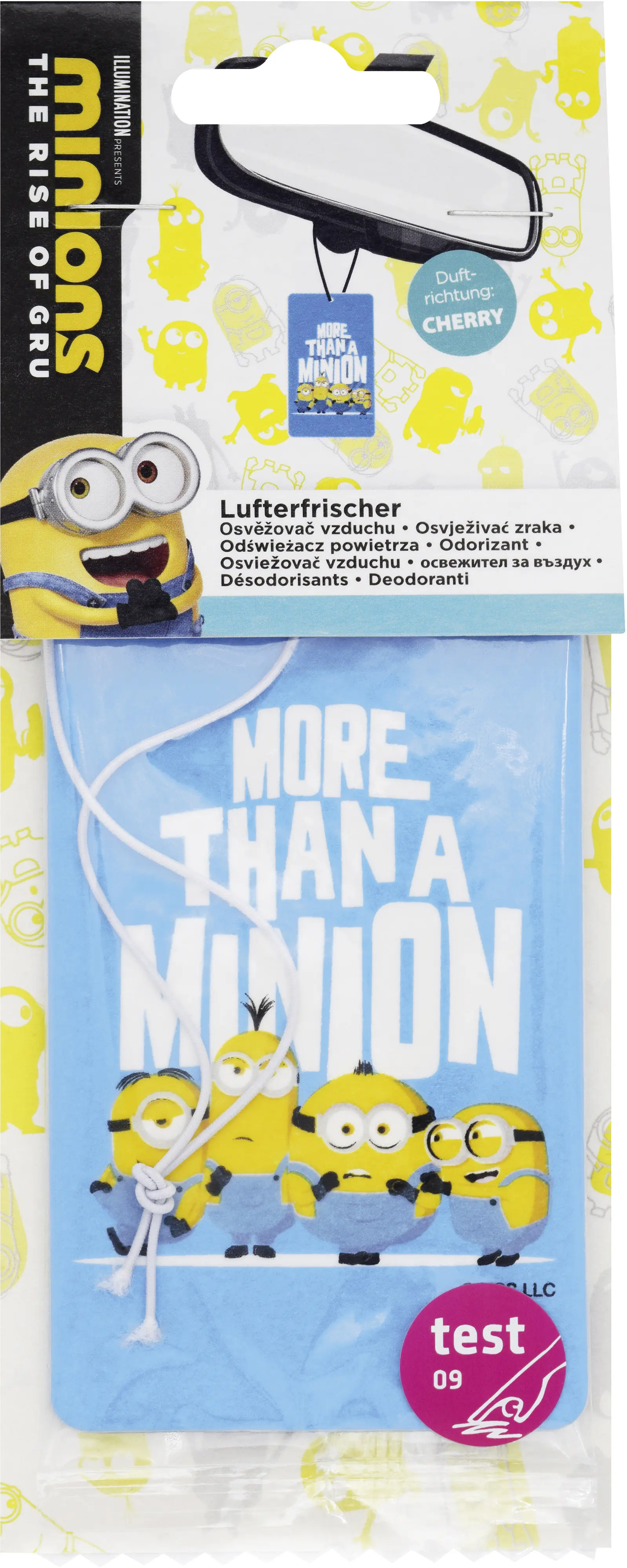 Minions Papierlufterfrischer More than a Minion Cherry Minions Papierlufterfrischer More than a Minion Cherry