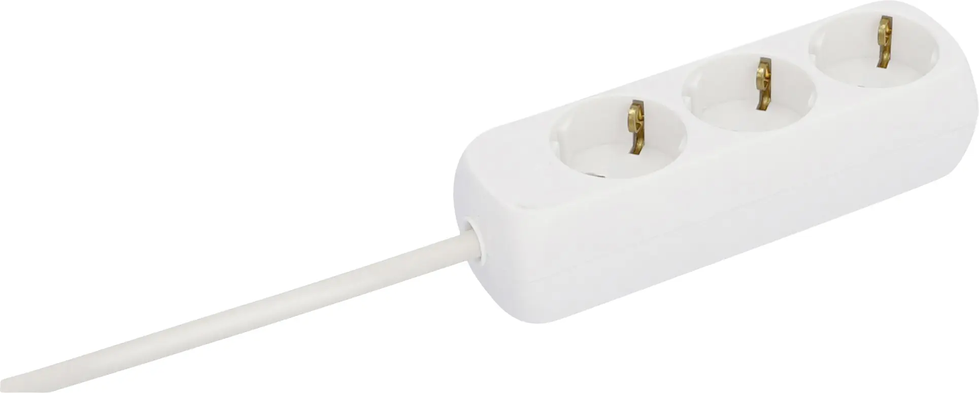 Unitec Steckdosenleiste 3-fach 3m mit Berührungsschutz, weiß Unitec Steckdosenleiste 3-fach 3m mit Berührungsschutz, weiß