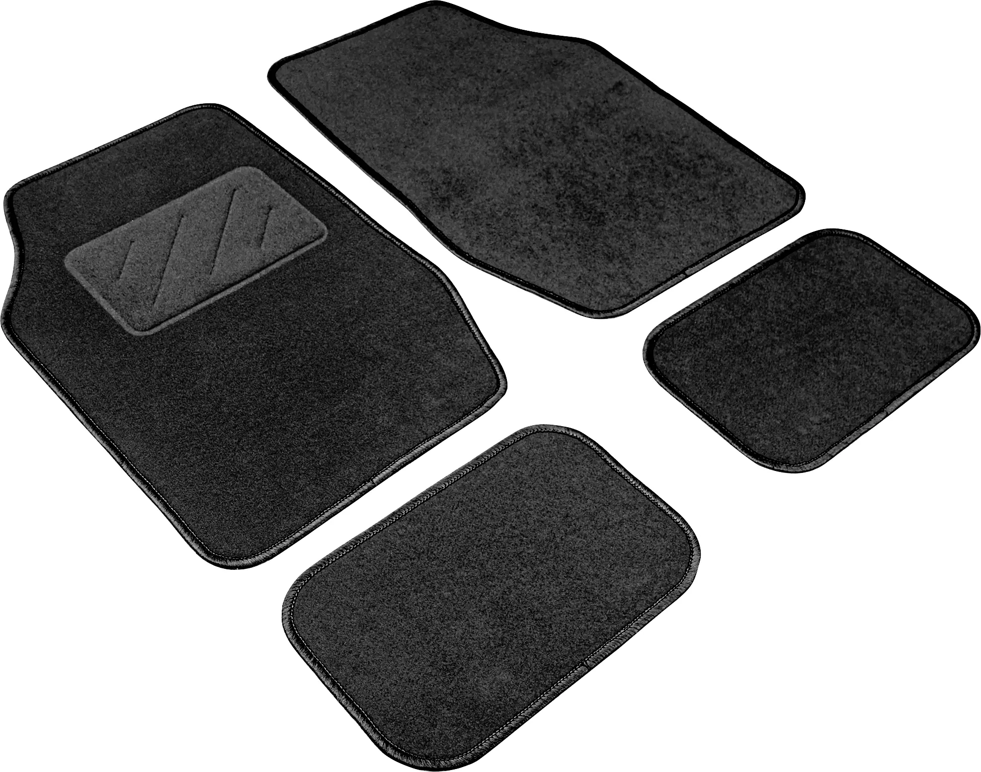 Walser Universal Fußmatten Smart Komplett-Set schwarz