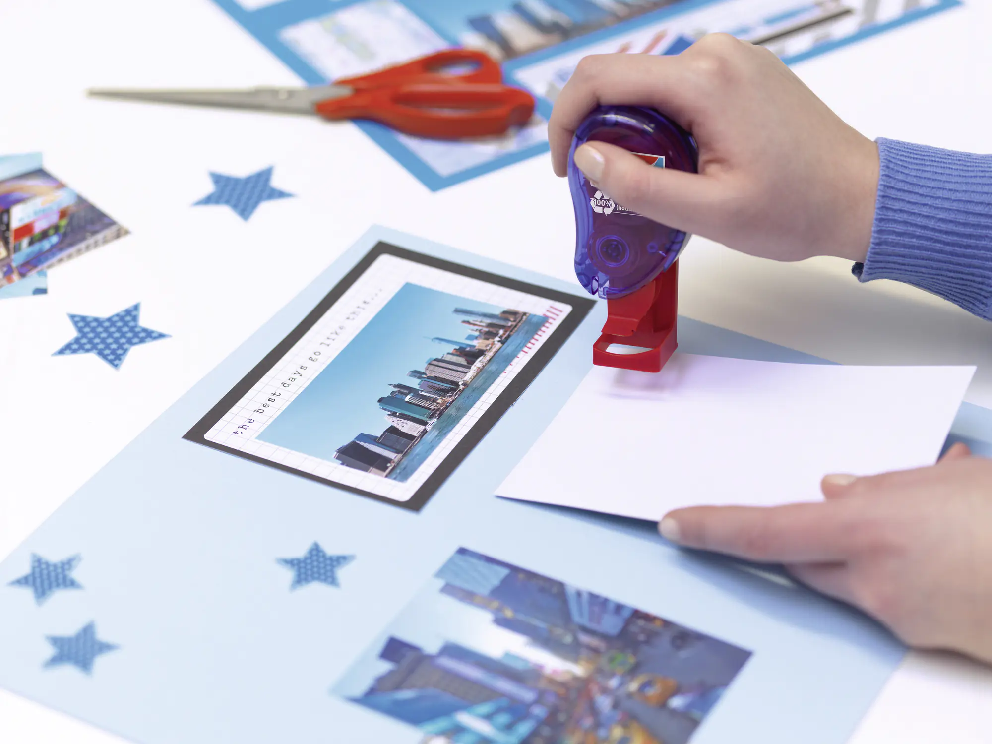 tesa Klebestempel permanent ecoLogo 1100 Klebepads