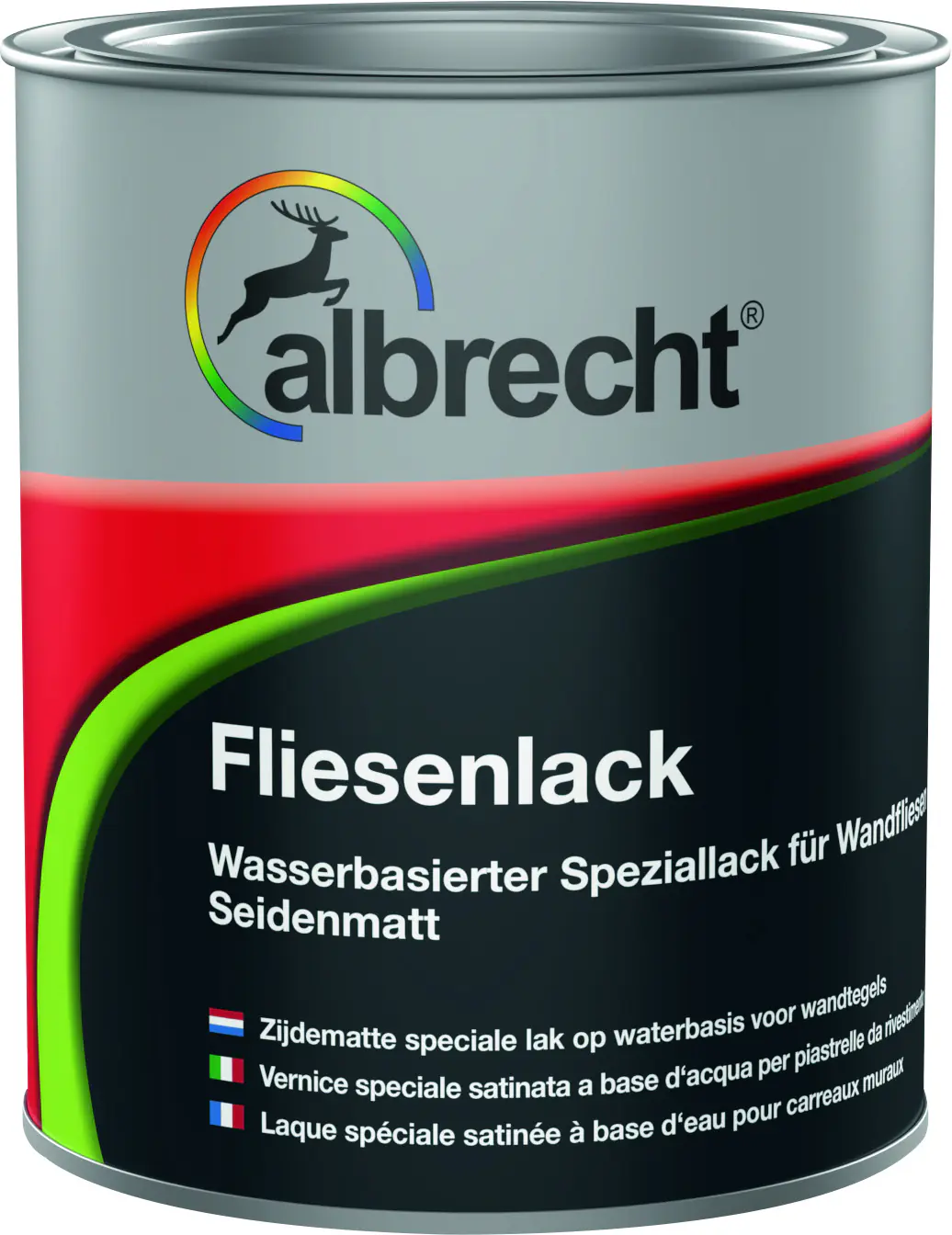 Albrecht Fliesenlack 750 ml lichtgrau seidenmatt Albrecht Fliesenlack 750 ml lichtgrau seidenmatt