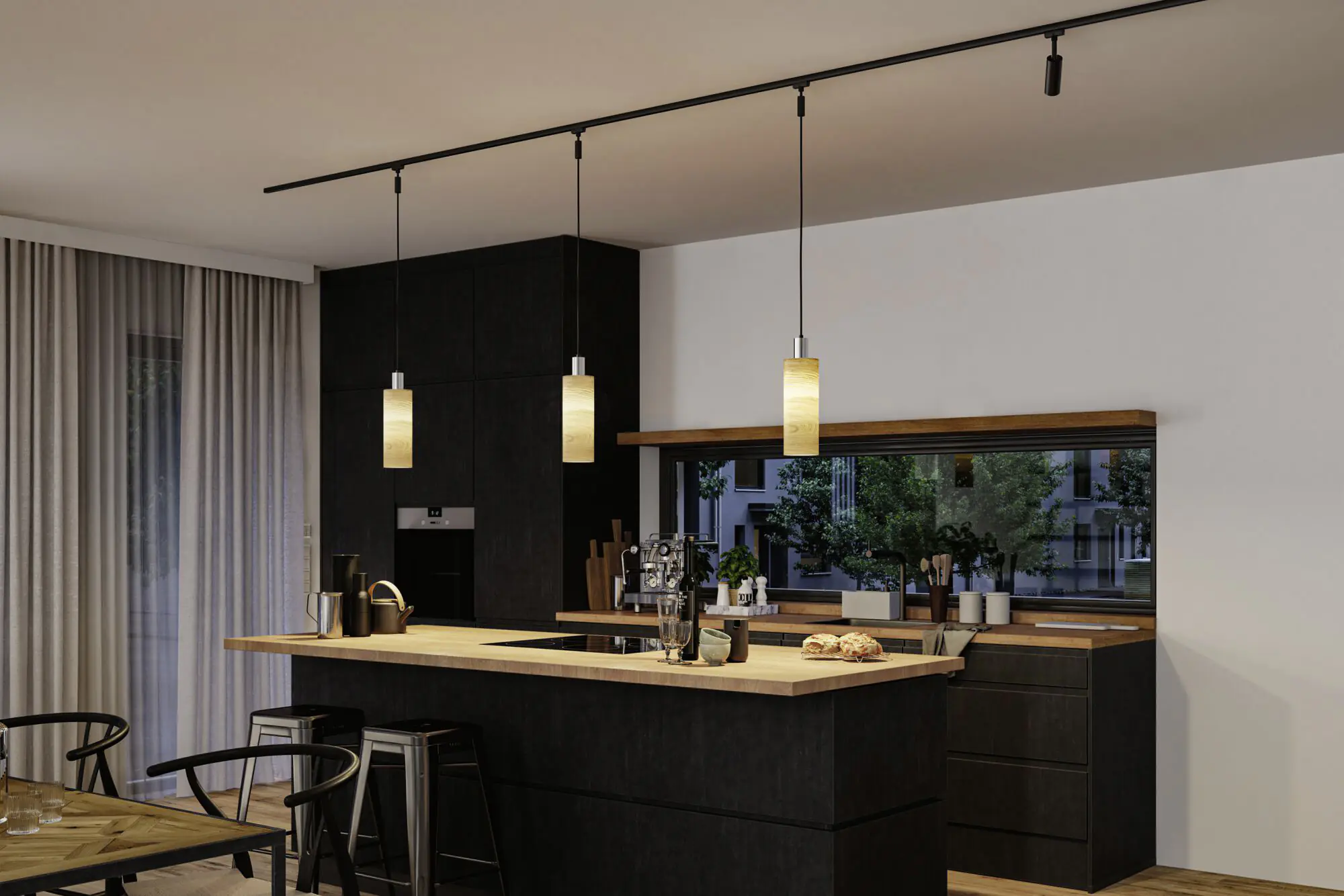 Paulmann URail Lampenschirm Vitus 2Easy Holz 11 x 30 cm Paulmann URail Lampenschirm Vitus 2Easy Holz 11 x 30 cm