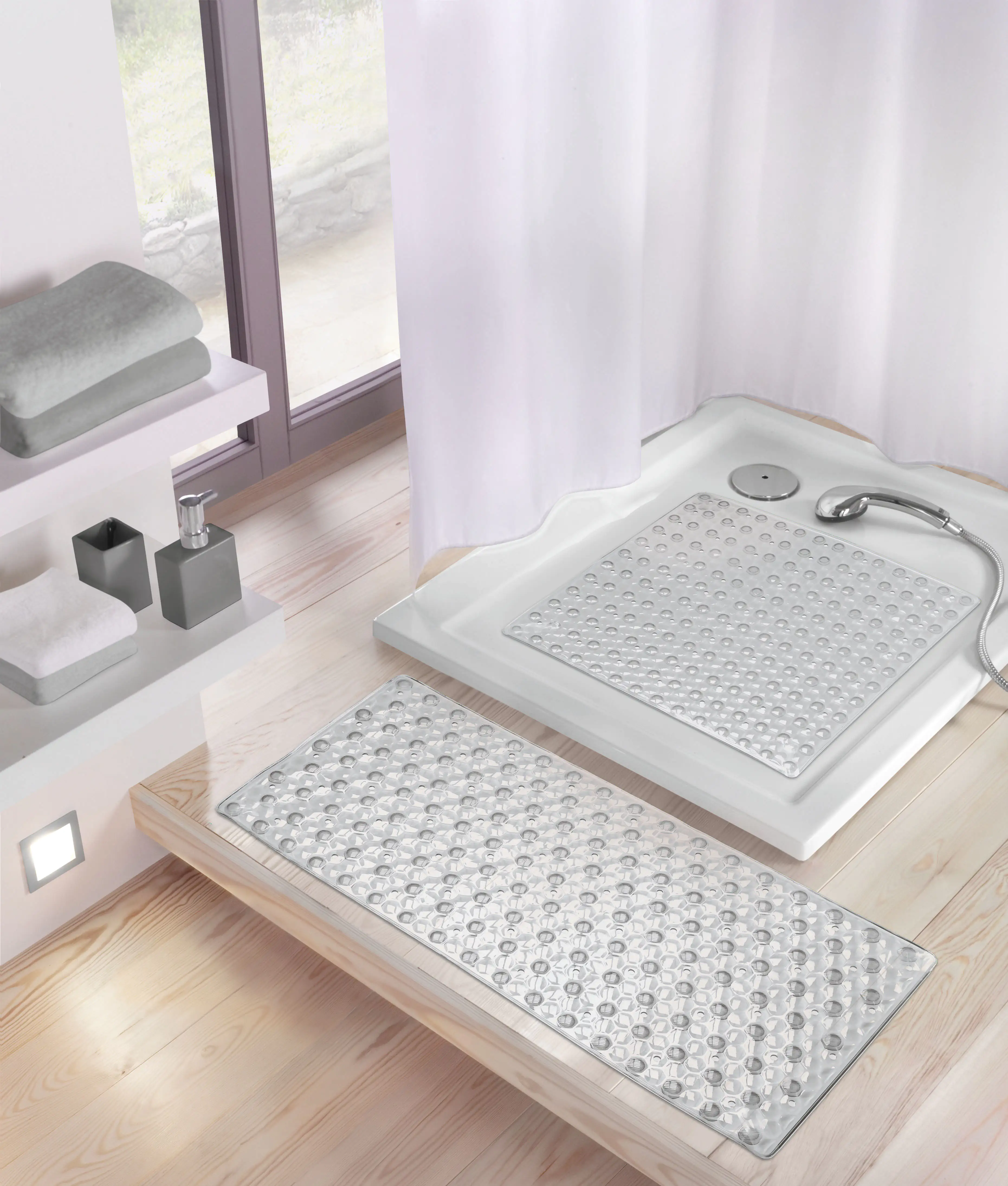 Kleine Wolke Duscheinlage Honey 55 x 55 cm clear