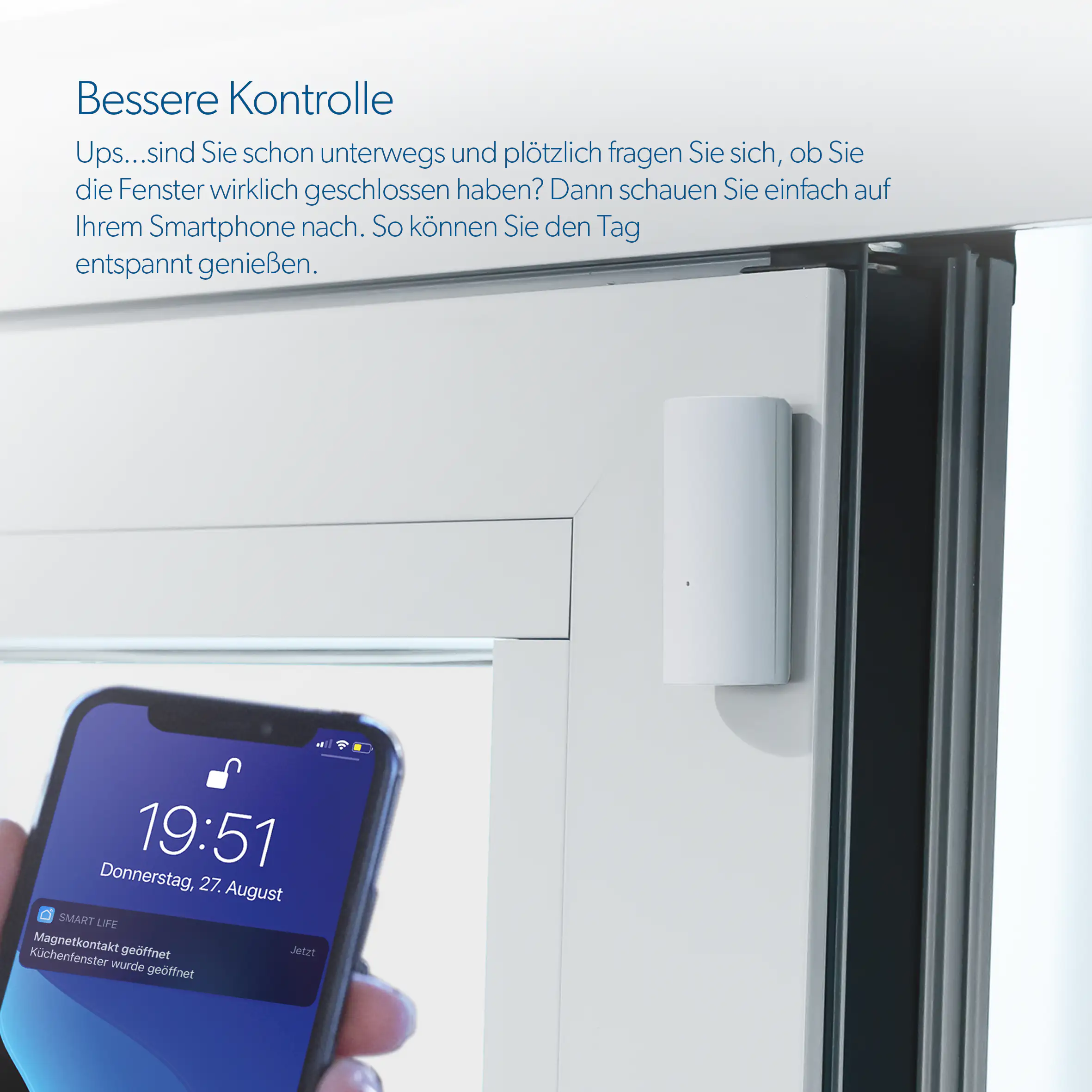 WIFI Tür- Fensteralarm weiß