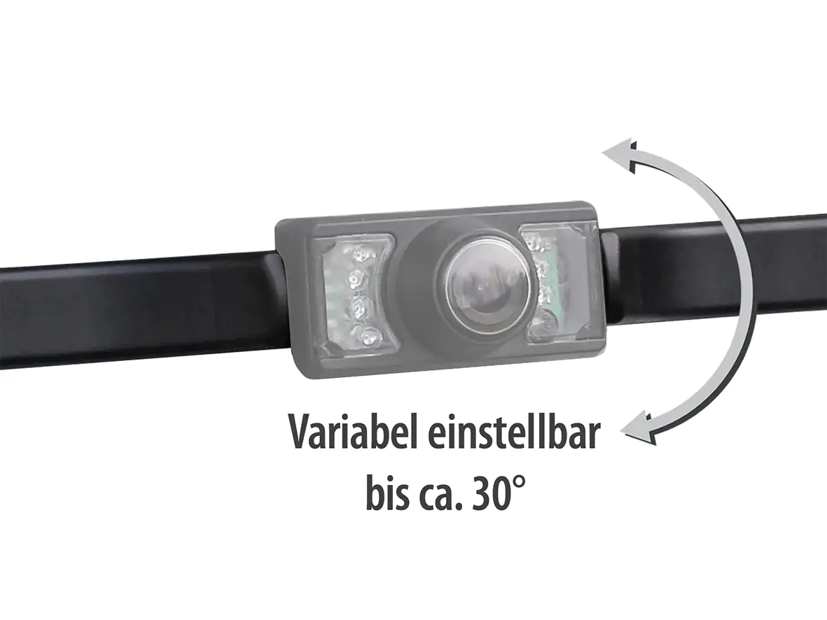 Eufab Rückfahrkamerasystem 10,9 cm Display EUFAB Rückfahrkamerasystem mit 10,9cm (4.3") Display