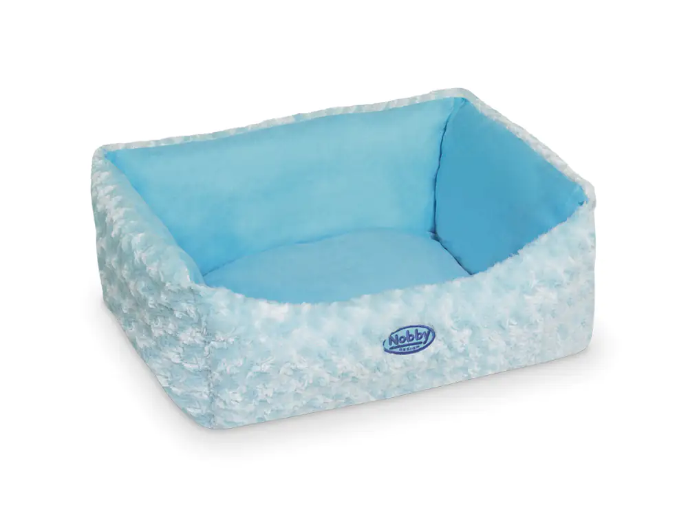Nobby Komfortbett Arusha eckig L 60 x B 48 x H 19 cm blau