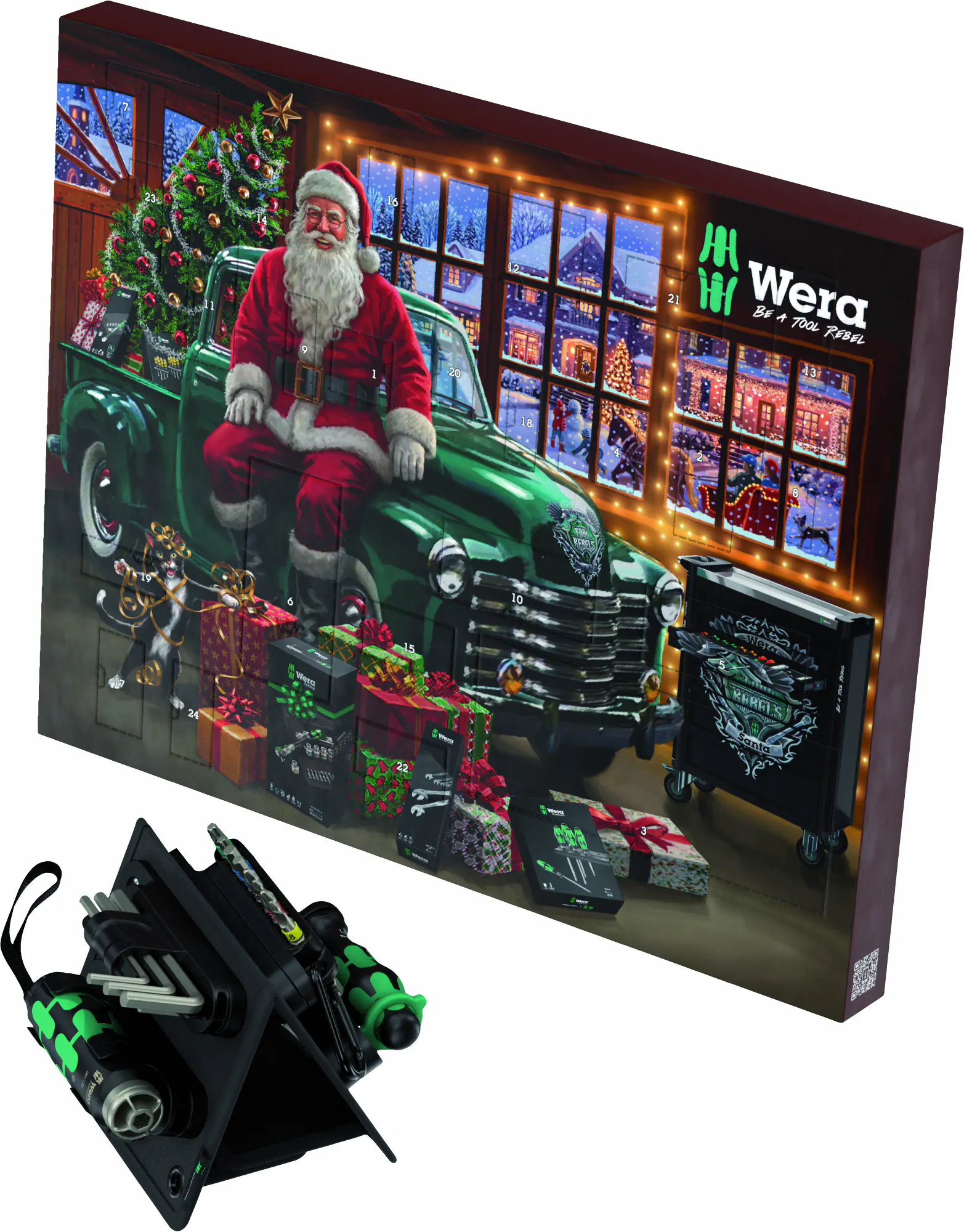 Wera Werkzeug-Adventskalender 24-teilig