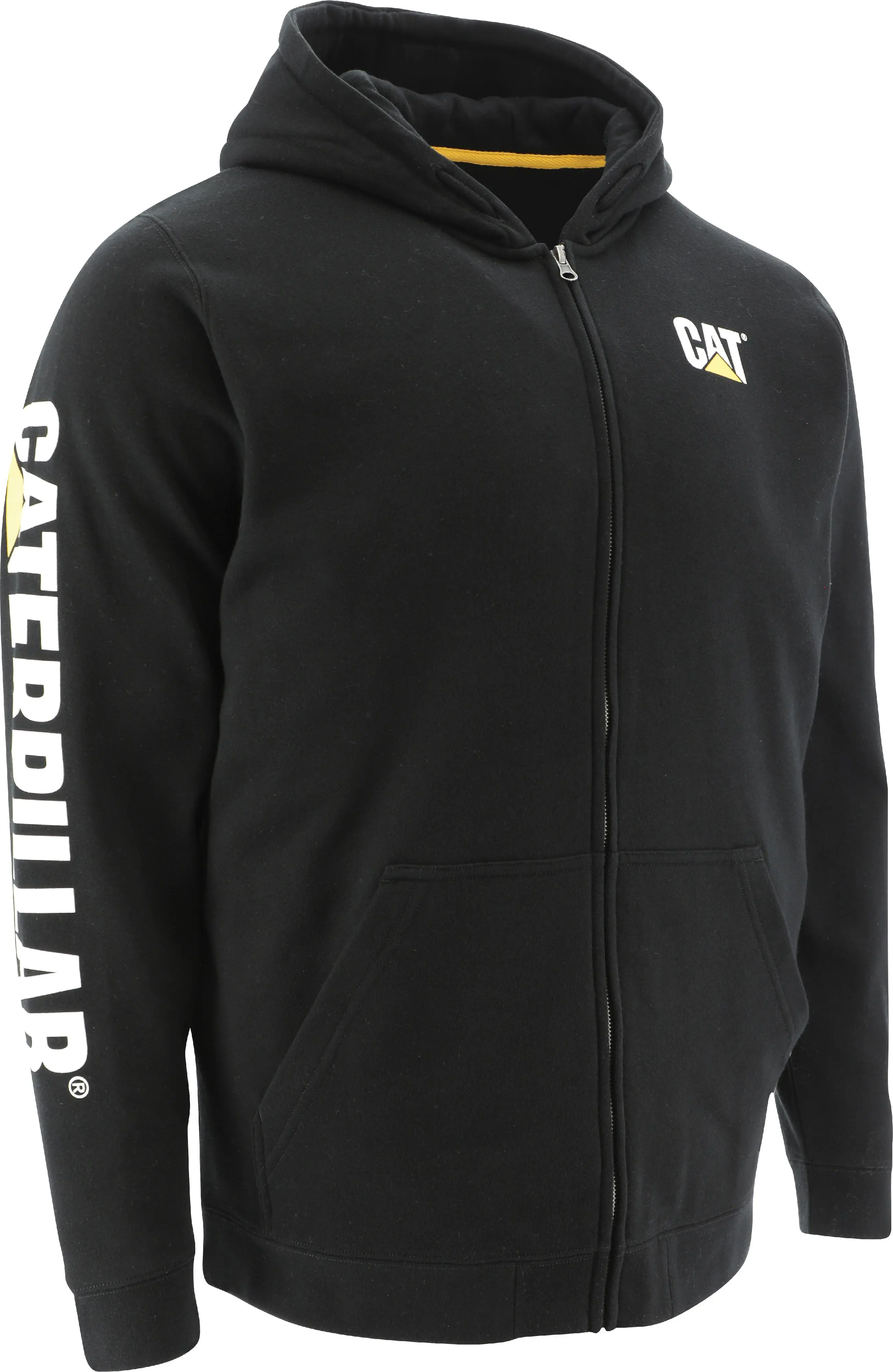 CAT Zip-Hoodie Midweight Banner schwarz