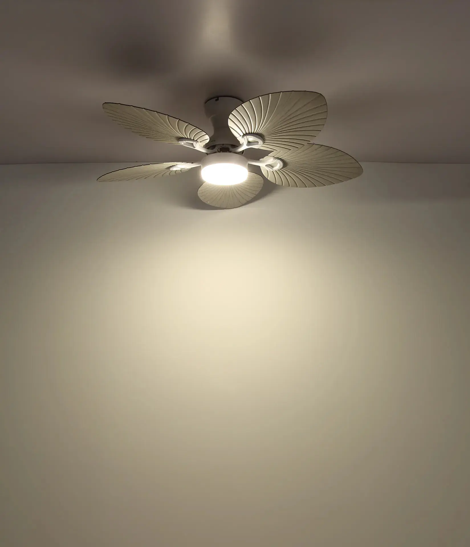 Globo Deckenventilator Elise Ø 107 cm 30 W holz weiß CCT