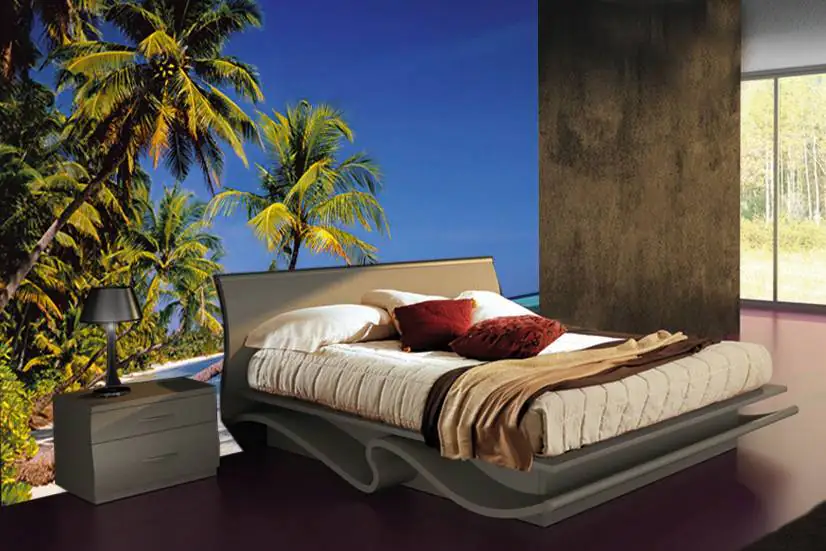 papermoon Vlies- Fototapete Digitaldruck 350 x 260 cm Palmenstrand