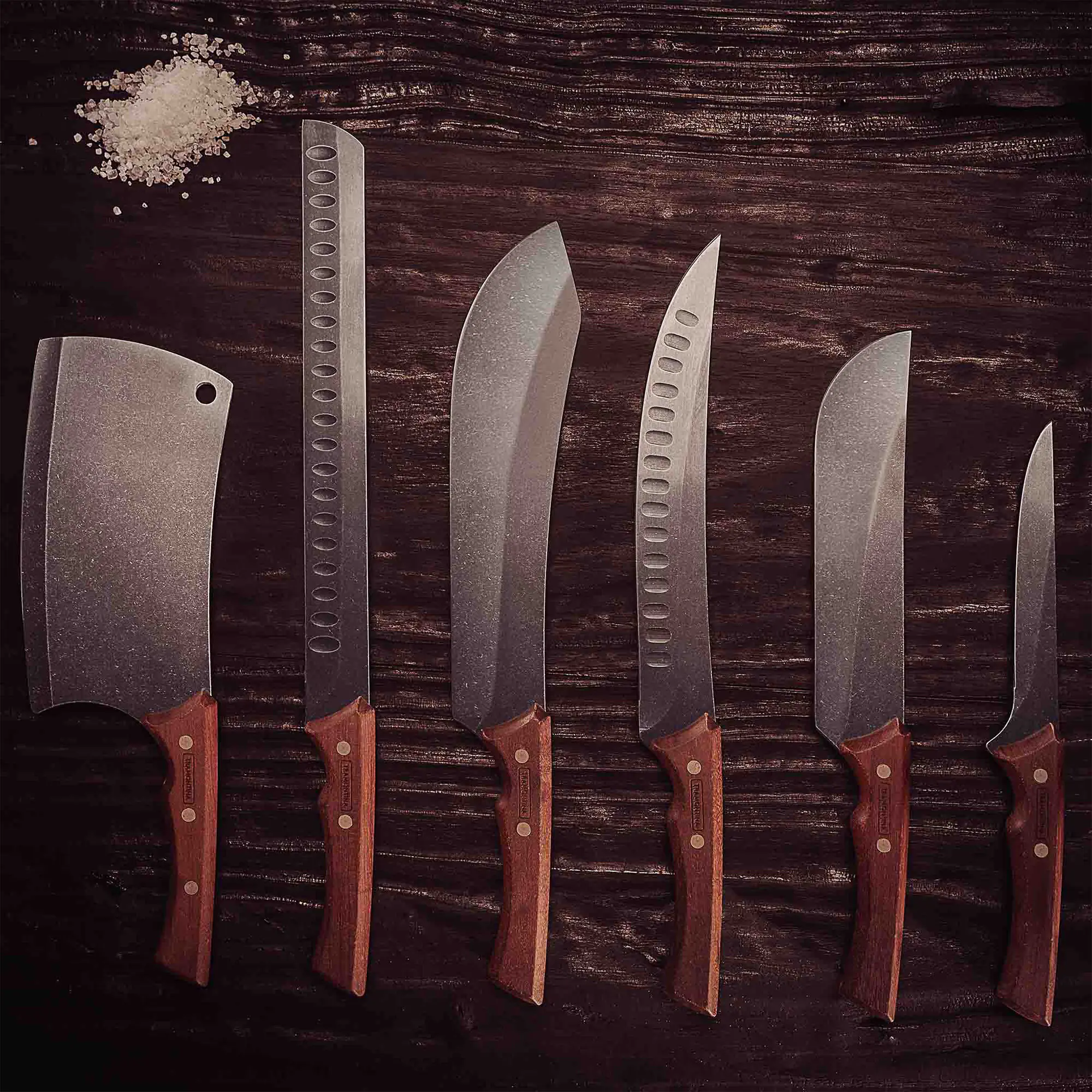 Tramontina Churrasco Fleischmesser 39 cm schwarz