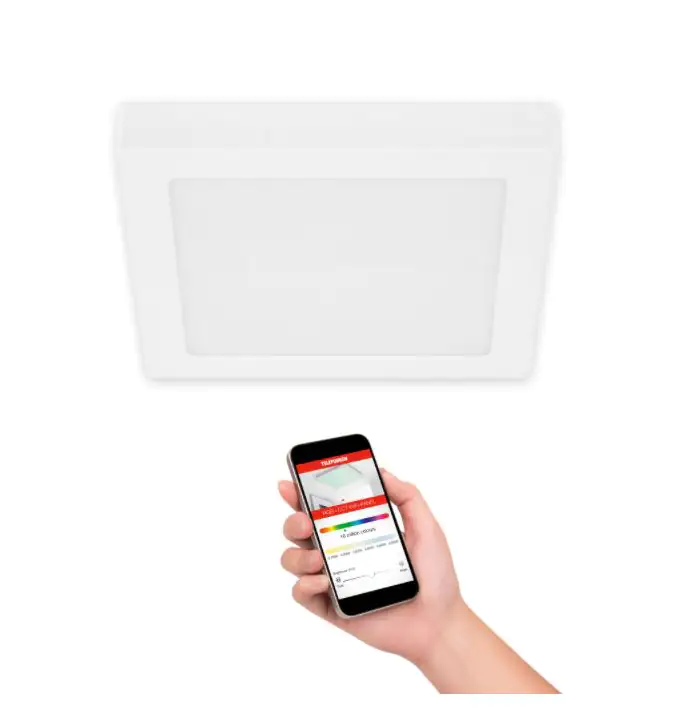 Telefunken LED Aufbauleuchte Direkt Smart WiFi weiß
