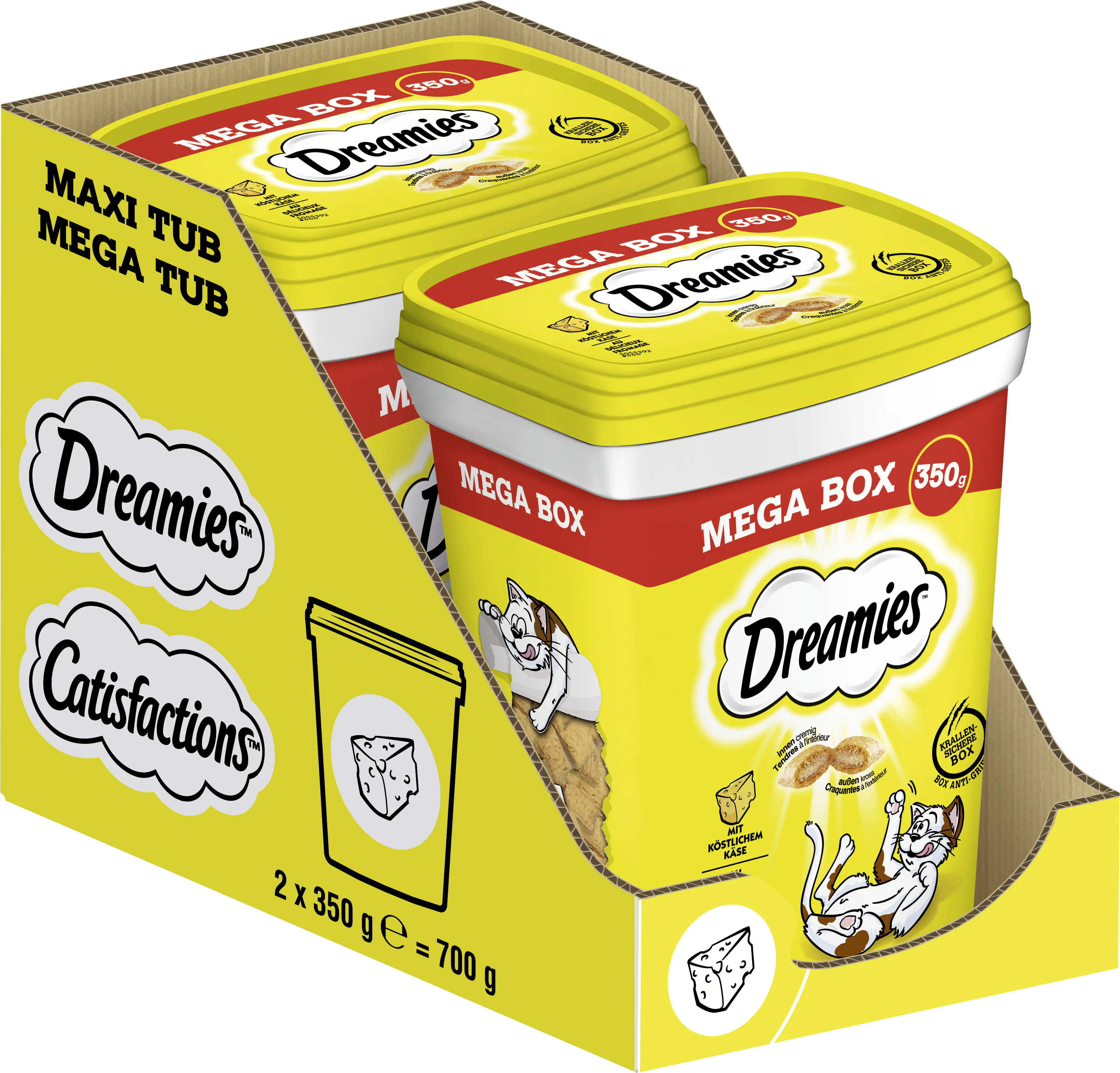 Dreamies Mega Box Katzensnack 350 g Käse