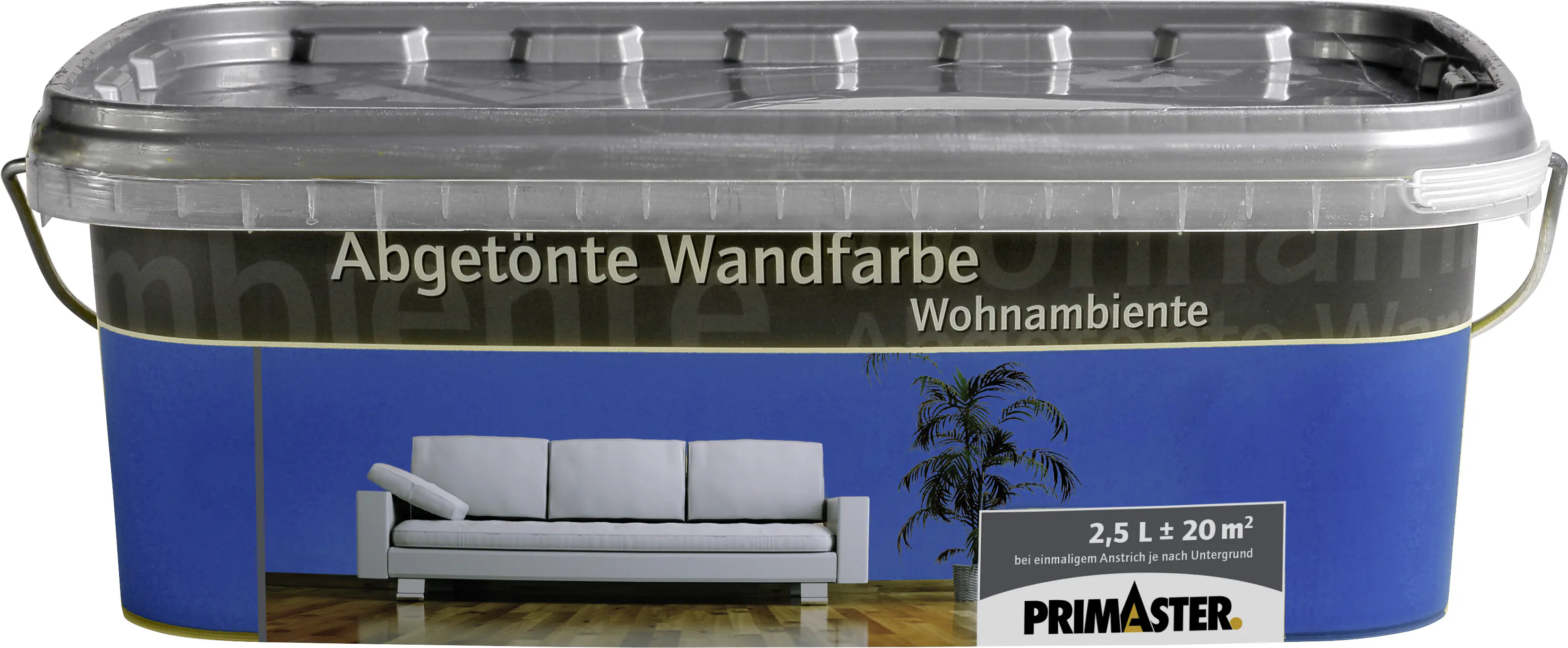 Primaster Wandfarbe Wohnambiente 2,5 L meerblau