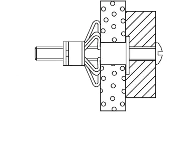 Fischer Hohlraumdübel aus Metall 5.0 x 65 mm - 4 Stück Fischer Hohlraumdübel aus Metall 5.0 x 65 mm - 4 Stück
