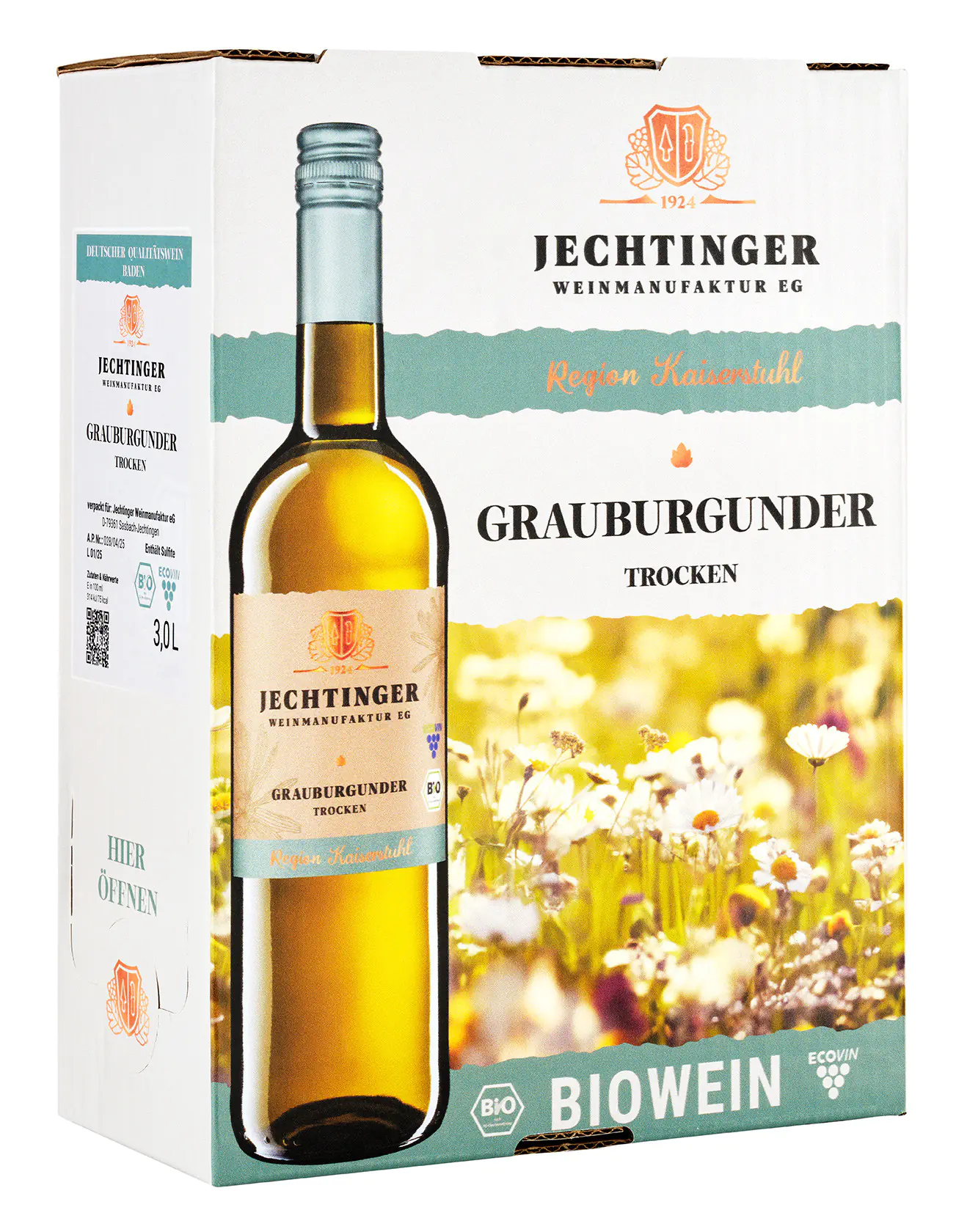 Jechtinger Weißwein Haus und Hof Grauburgunder
 QW trocken - Bag in Box 3,0l Jechtinger Weißwein Haus und Hof Grauburgunder
 QW trocken - Bag in Box 3,0l