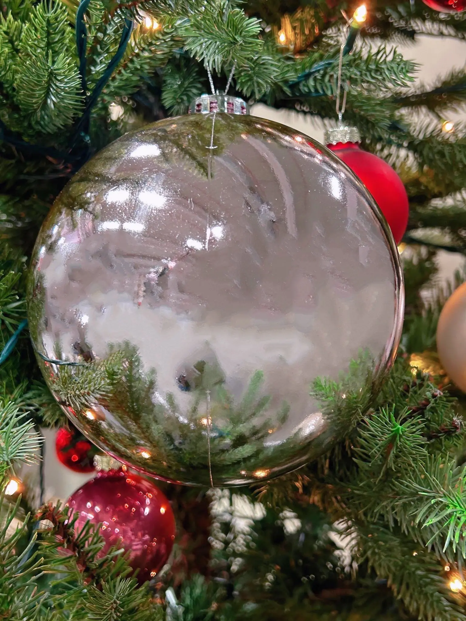 TrendLine Weihnachtskugel bruchfest, langlebig Ø 14 cm rosé 1 Stück
