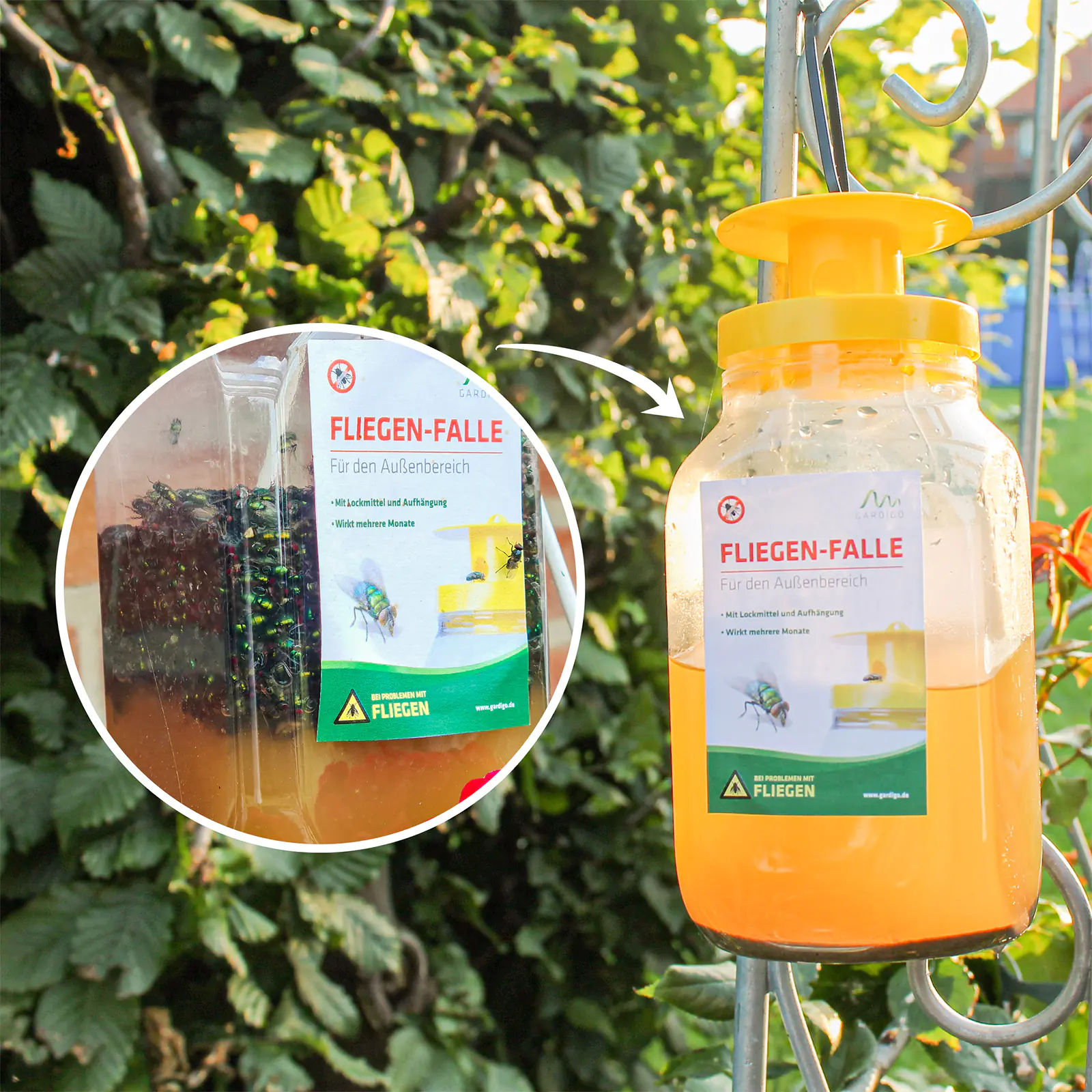 Gardigo Fliegenfalle Monitoring inklusive Lockmittel