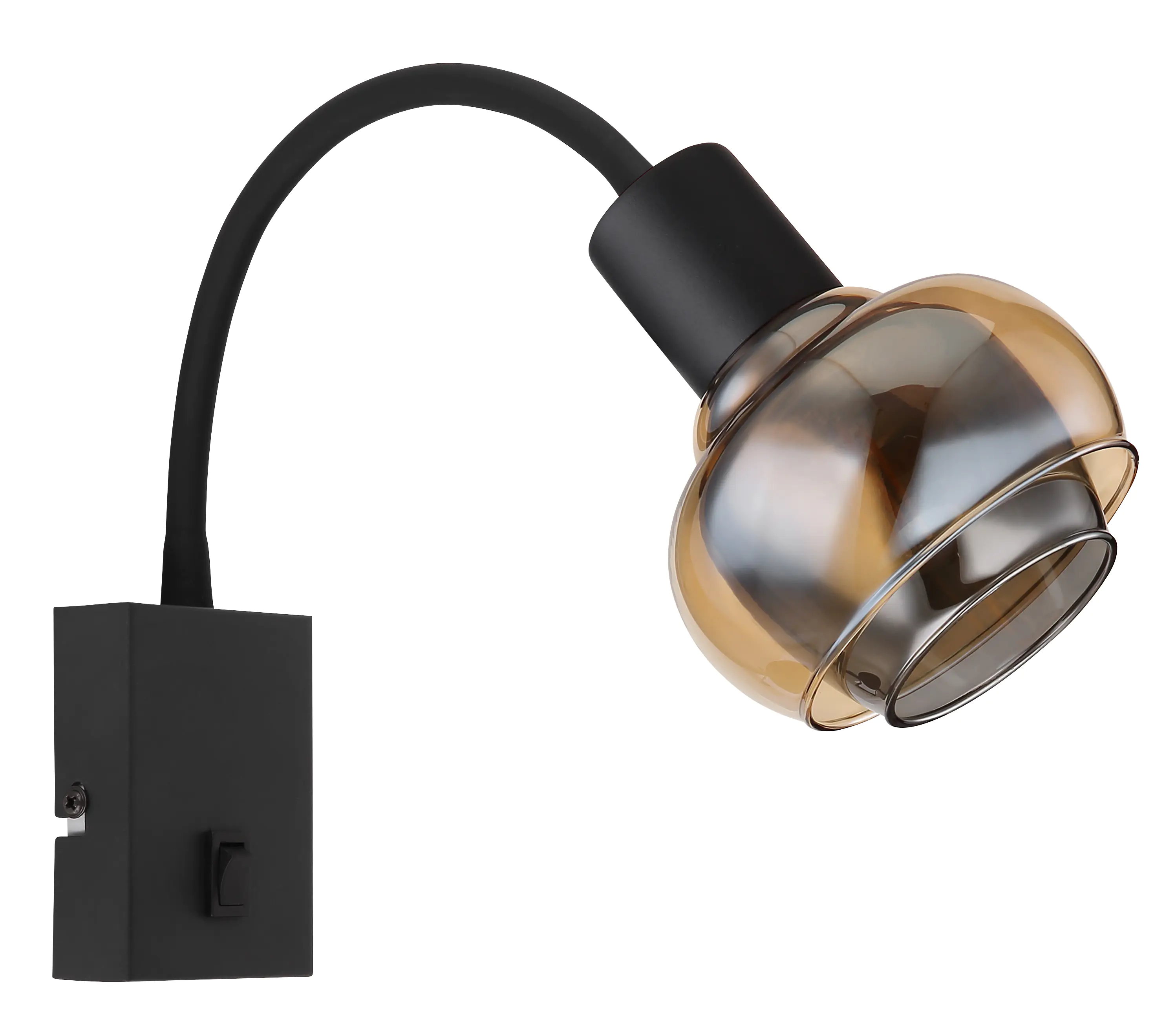 Globo Wandleuchte Tokki schwarz matt 10,5 x 46,5 cm E14 Globo Wandleuchte Tokki schwarz matt 10,5 x 46,5 cm E14