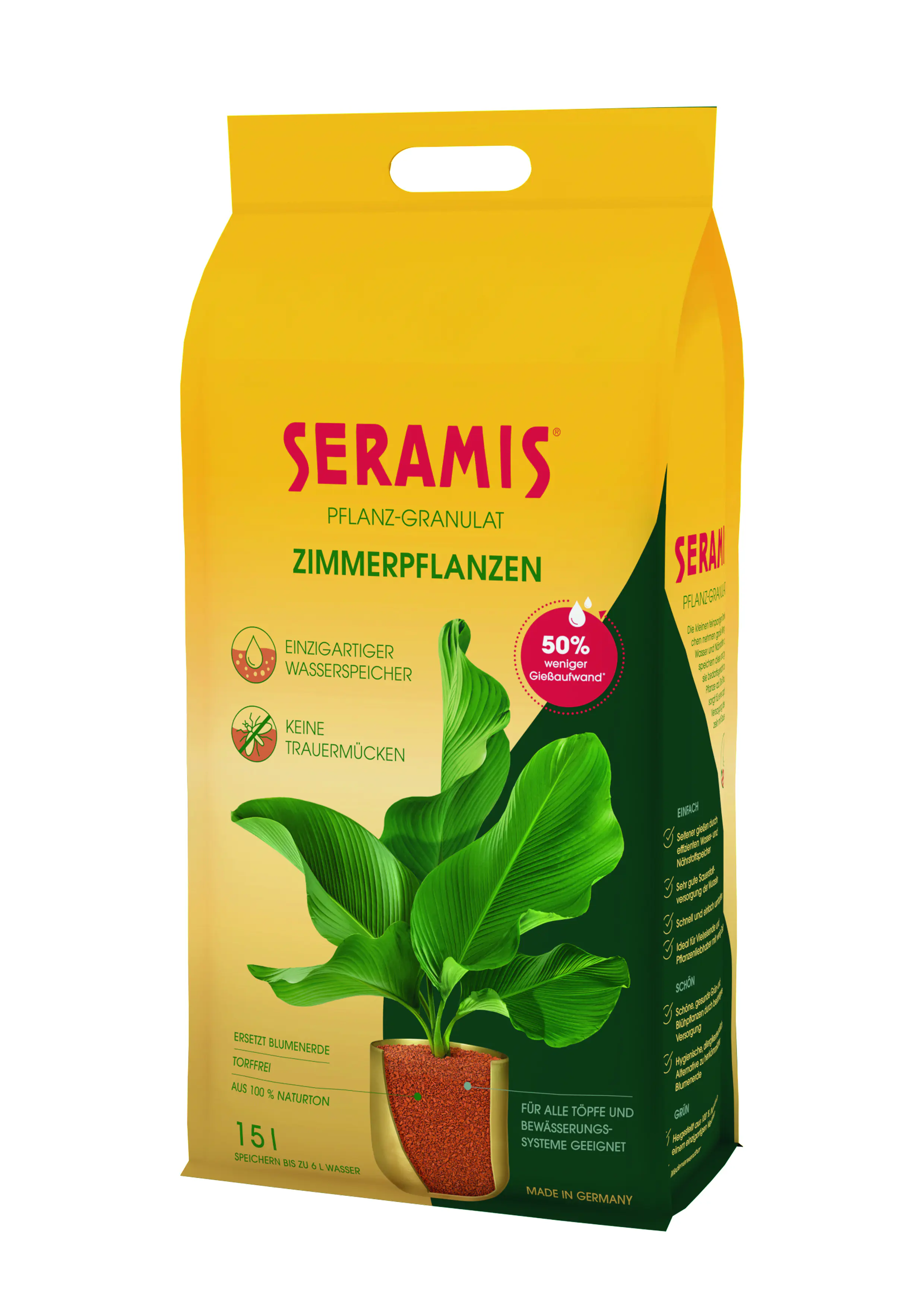 Seramis Pflanz-Granulat für Zimmerpflanzen 15 L Seramis Pflanz-Granulat für Zimmerpflanzen 15 L