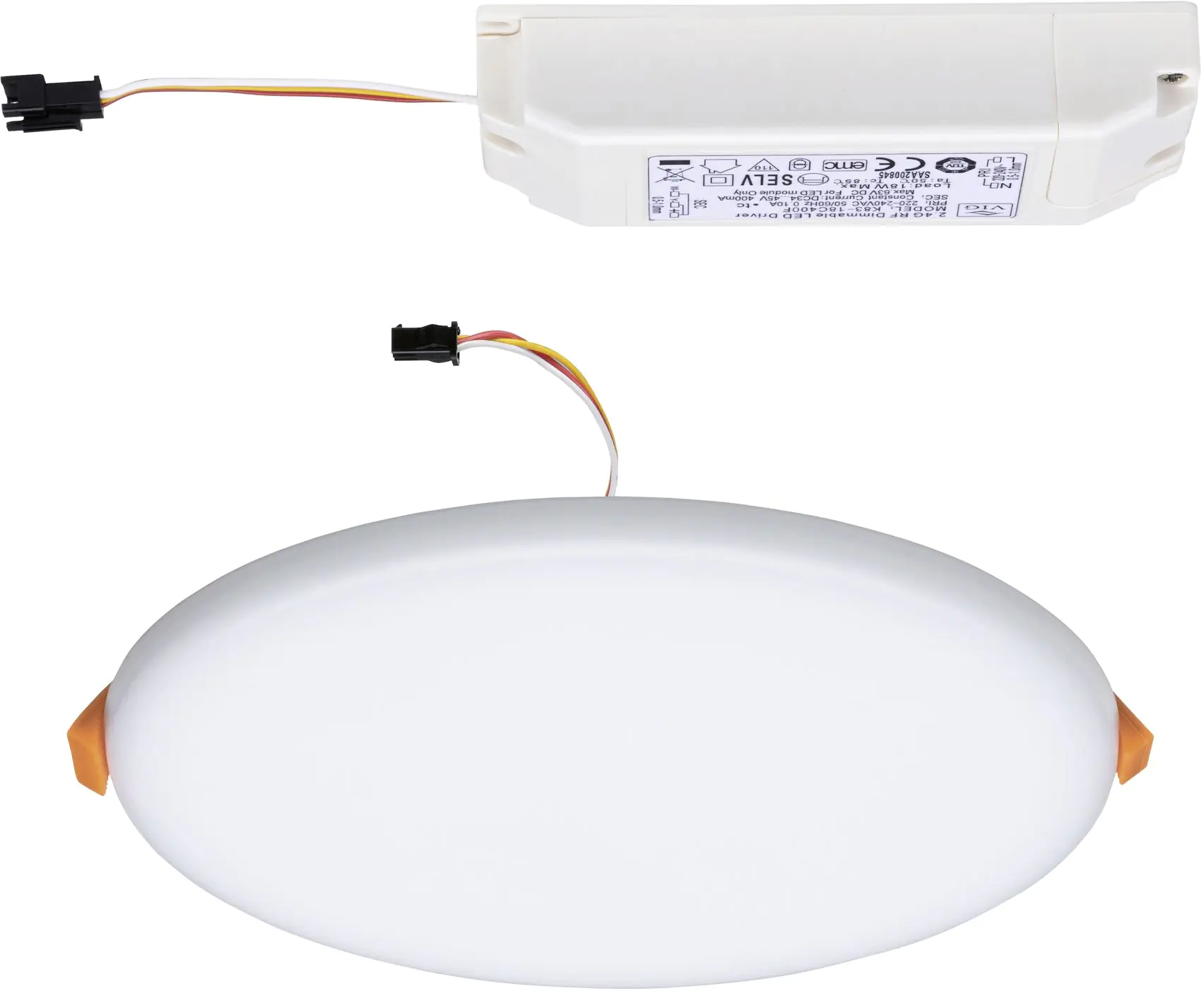 Paulmann Einbauleuchte LED Veluna Varifit WhiteSwitch eckig 21,5 cm 17 W