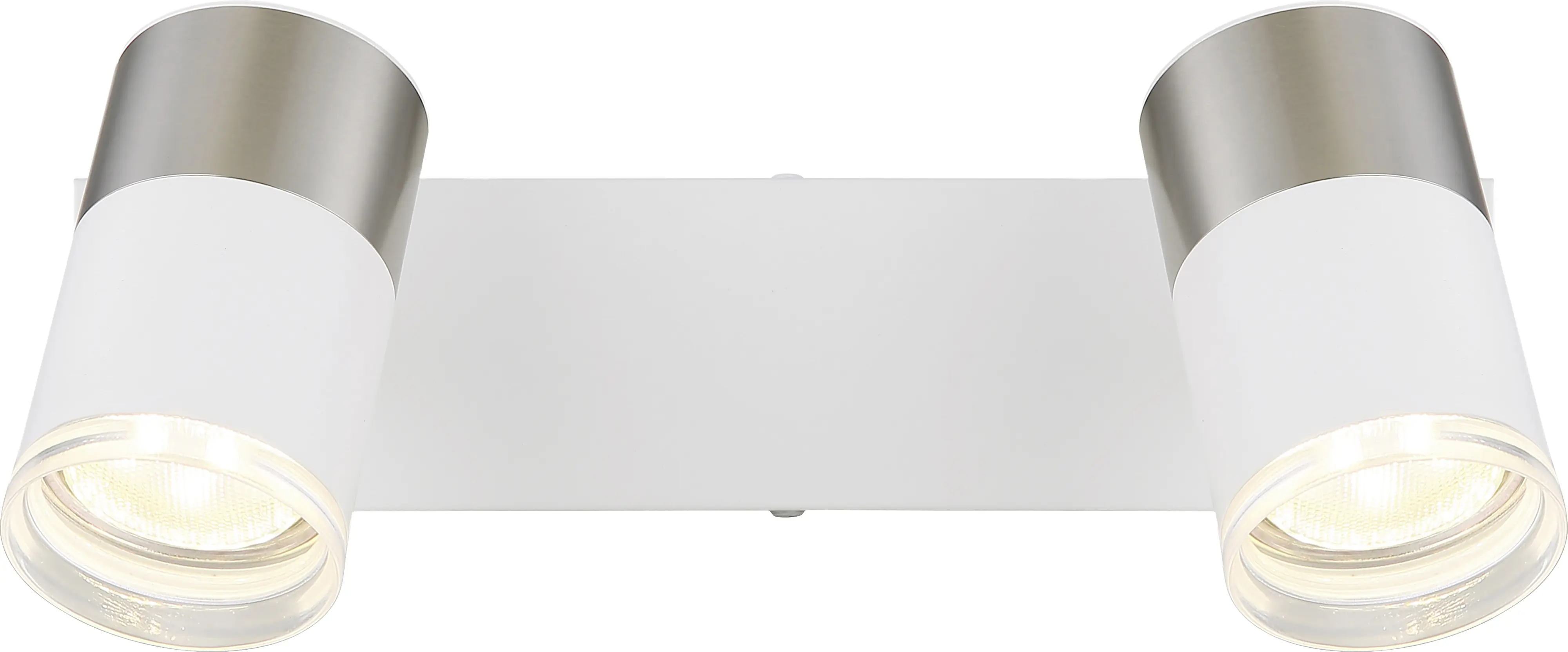 Globo 2er Spot Brisbon weiß matt 26 x 12 cm GU10