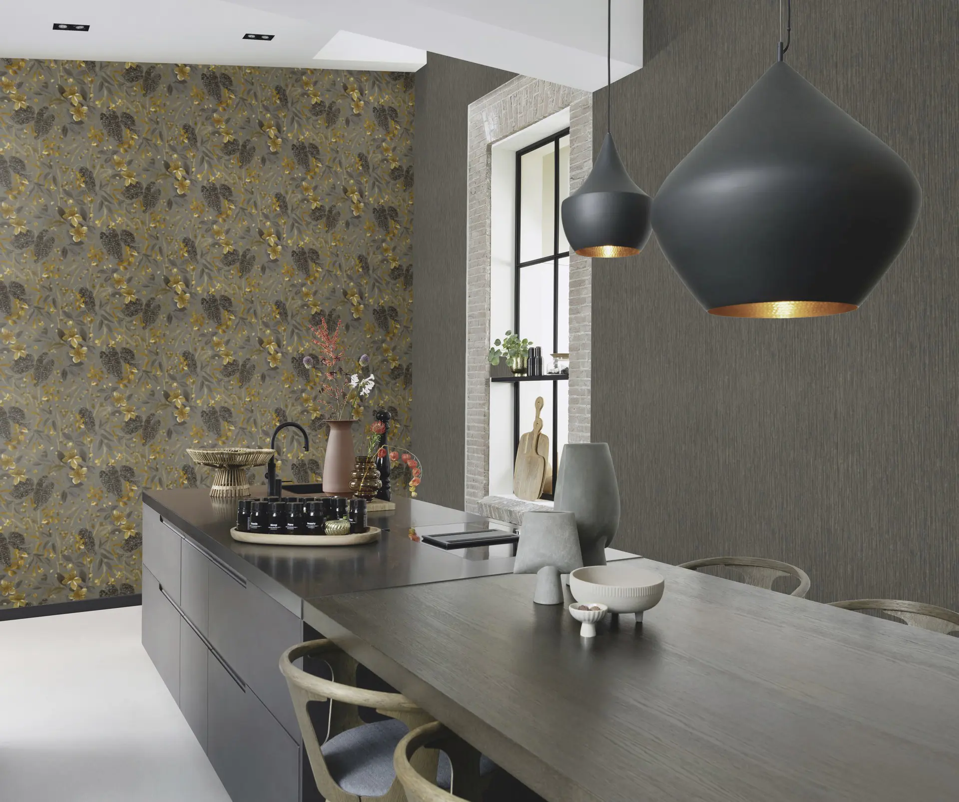 Rasch Vliestapete 538229 Grau-Dunkelgrau Muster & Motive 10,05 m x 0,53 m