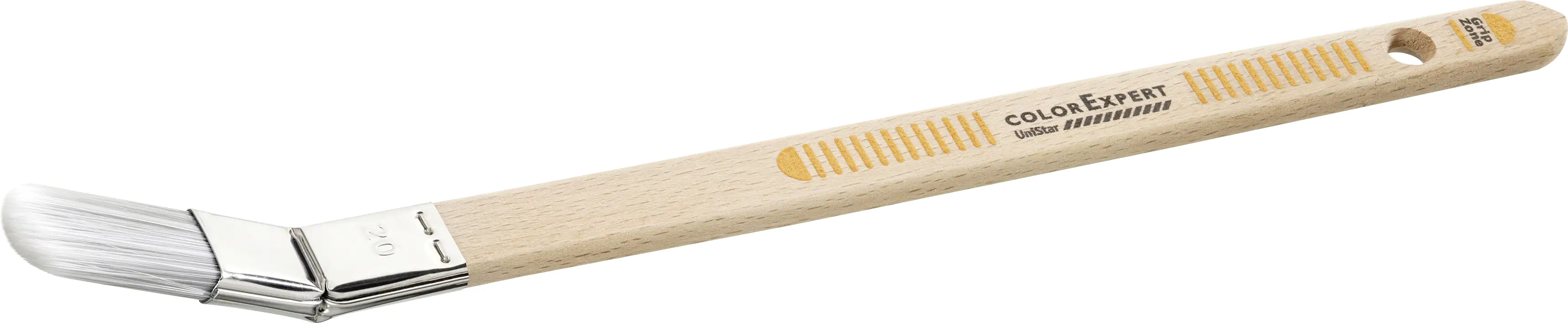 Color Expert Lackier-Plattpinsel UniStar 20 mm gebogen GripZone