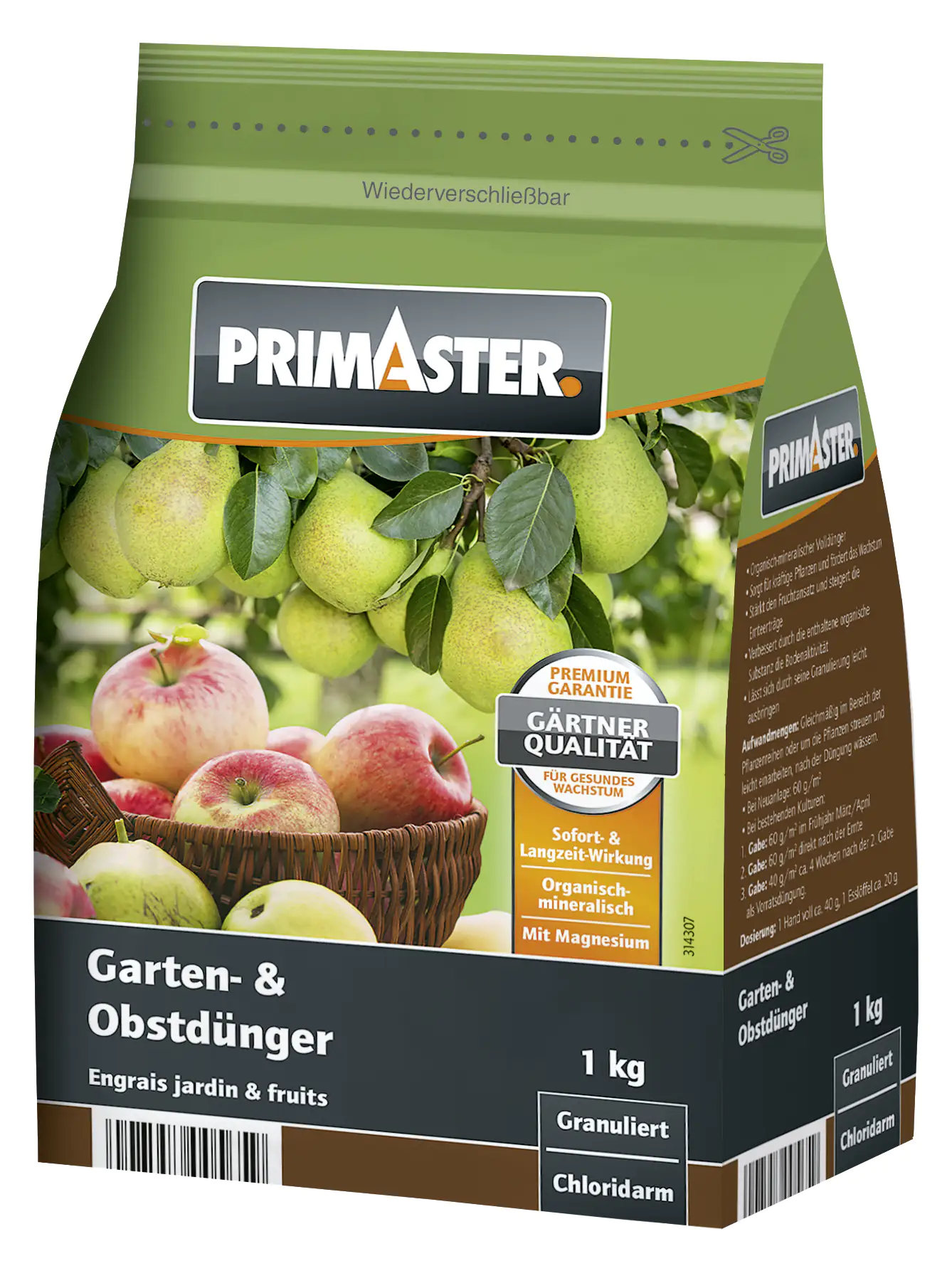 4008557005659 Primaster Gartendünger Garten und Obst 1 kg