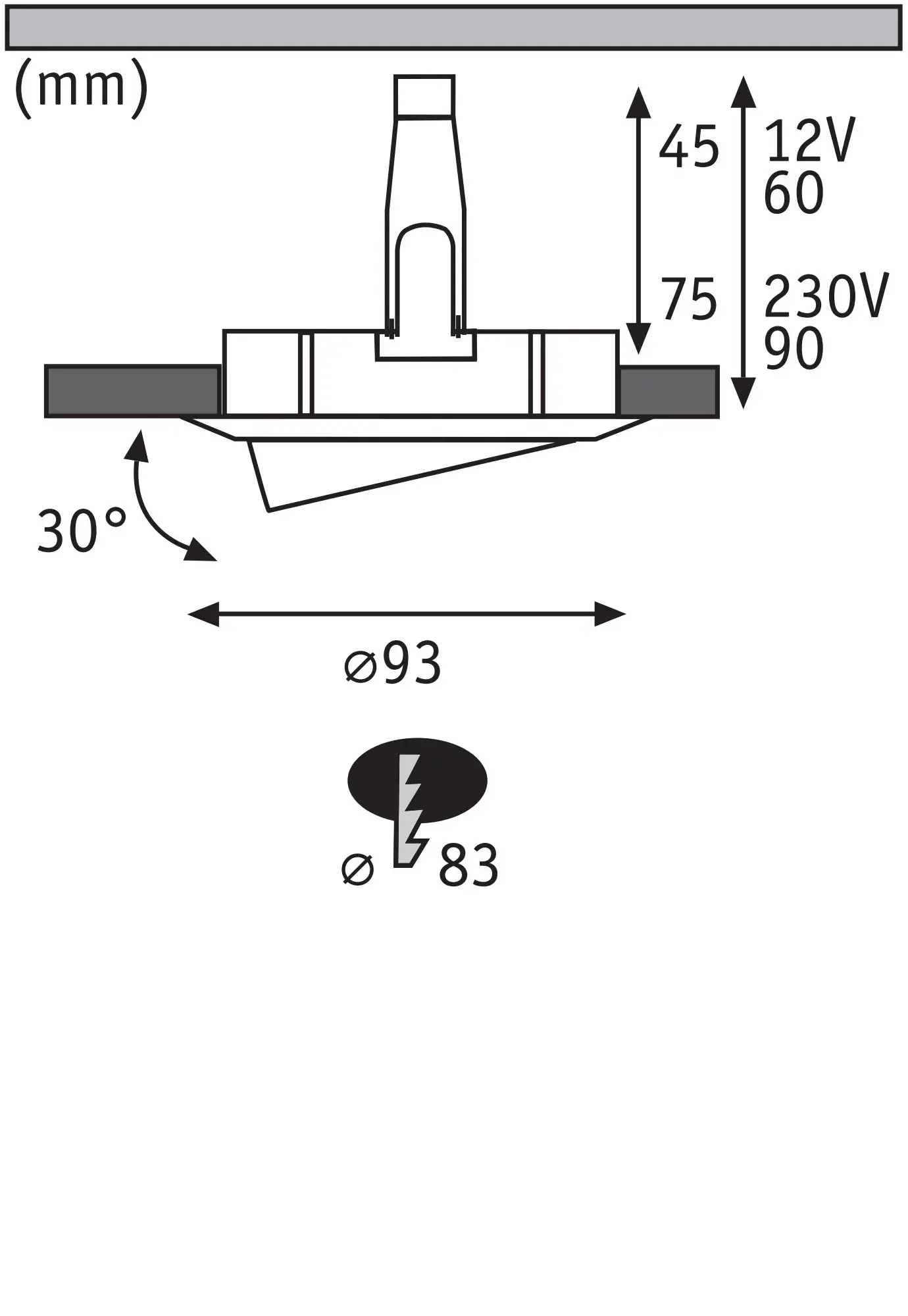 Paulmann Einbauleuchte Nova Plus weiß-chrom matt GU10