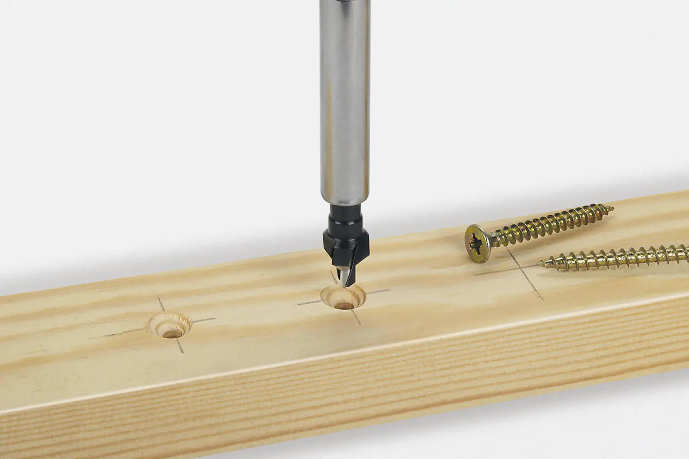 Wolfcraft Bohrsenker Senk Ø 3 - 8 mm 1/4" Sechskant