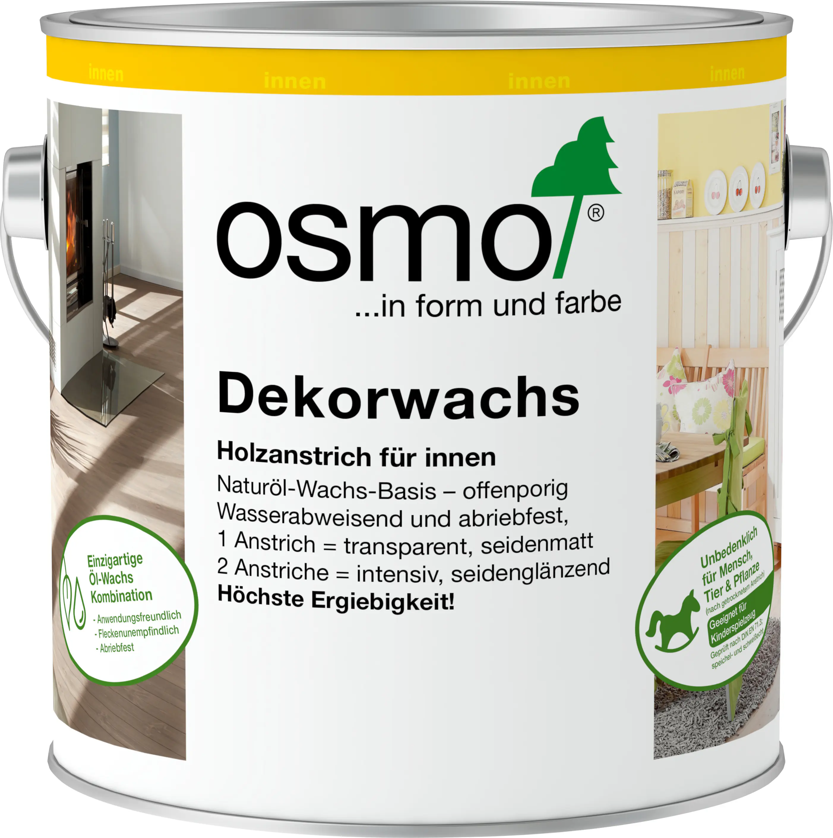 Osmo Dekorwachs 2,5 l weiß Osmo Dekorwachs 2,5 l weiß
